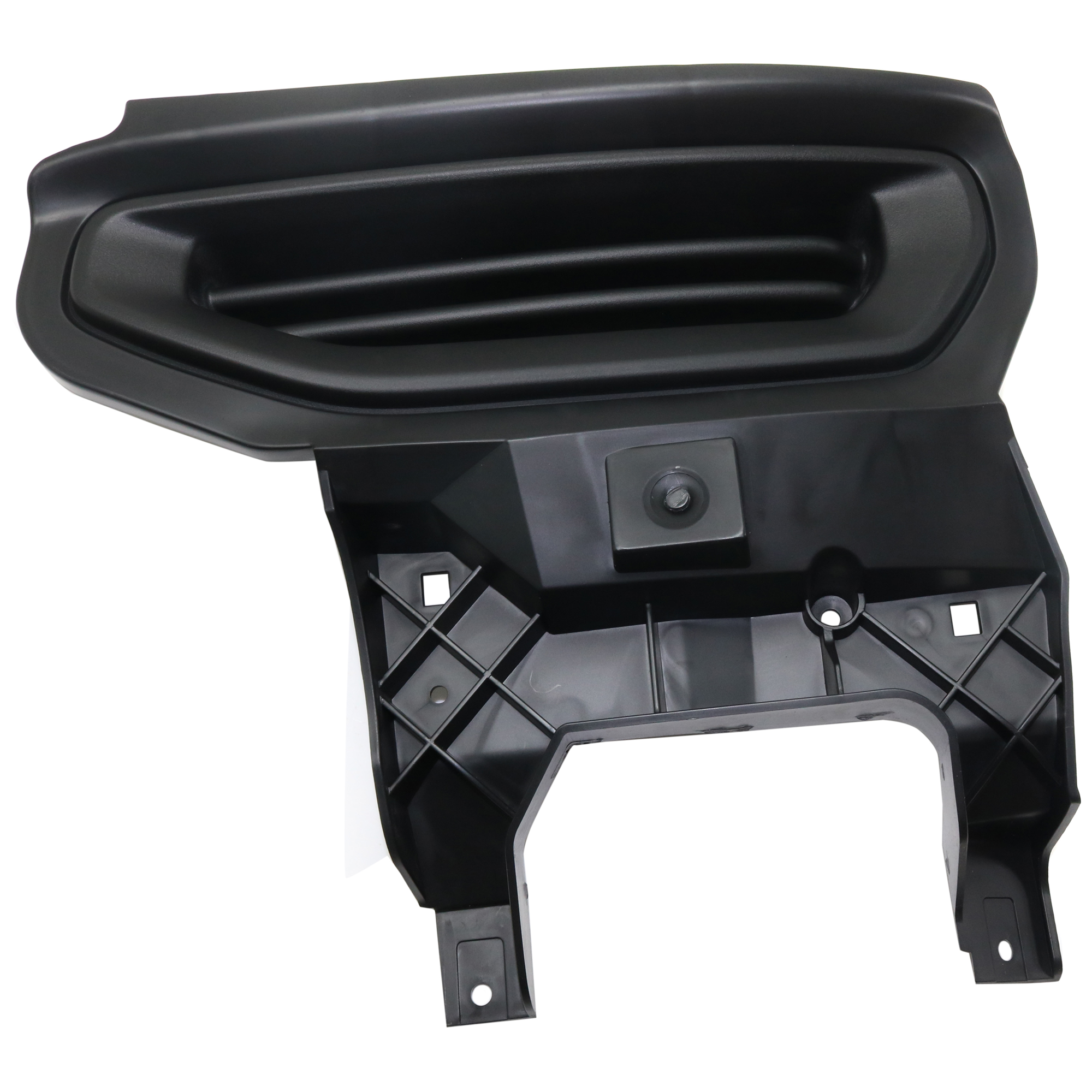 AM SIERRA 1500-16-18 FOG LAMP COVER LH Txtd Blk w Chr Bumper Exc. Denali Model Includes 19 Sierra 1500 Limited CAPA SKU RG10860008Q Partslink GM1038224C OEM 23243505