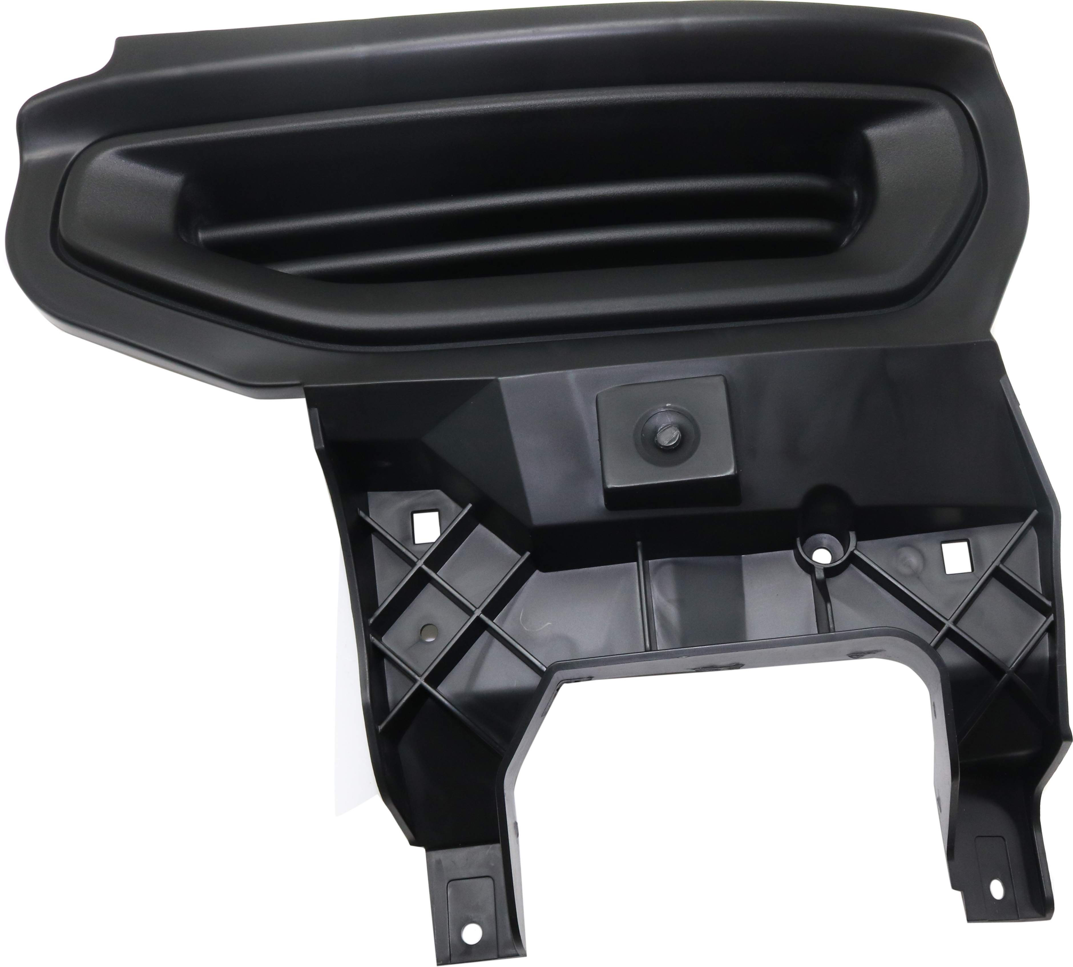 AM SIERRA 1500-16-18 FOG LAMP COVER LH Txtd Blk w Chr Bumper Exc. Denali Model Includes 19 Sierra 1500 Limited SKU RG10860008 Partslink GM1038224 OEM 23243505