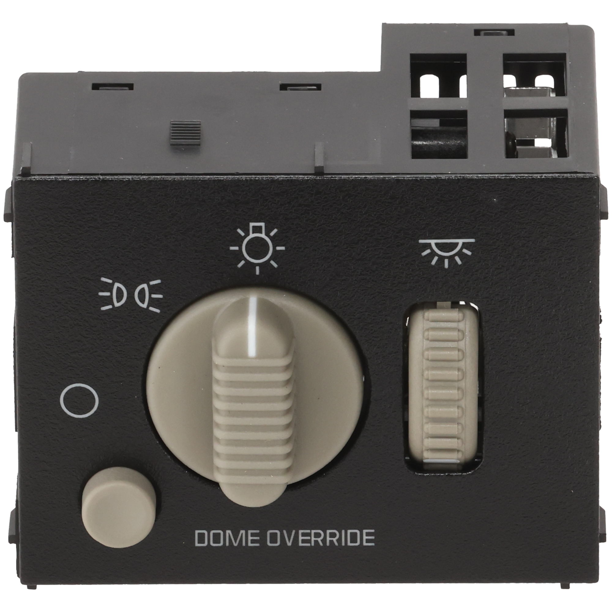 AM SILVERADO1500 SILVERADO2500-99-02 HEAD LAMP SWITCH 9 Terminal Connector Black Plastic SKU RG10890001 OEM 15755595