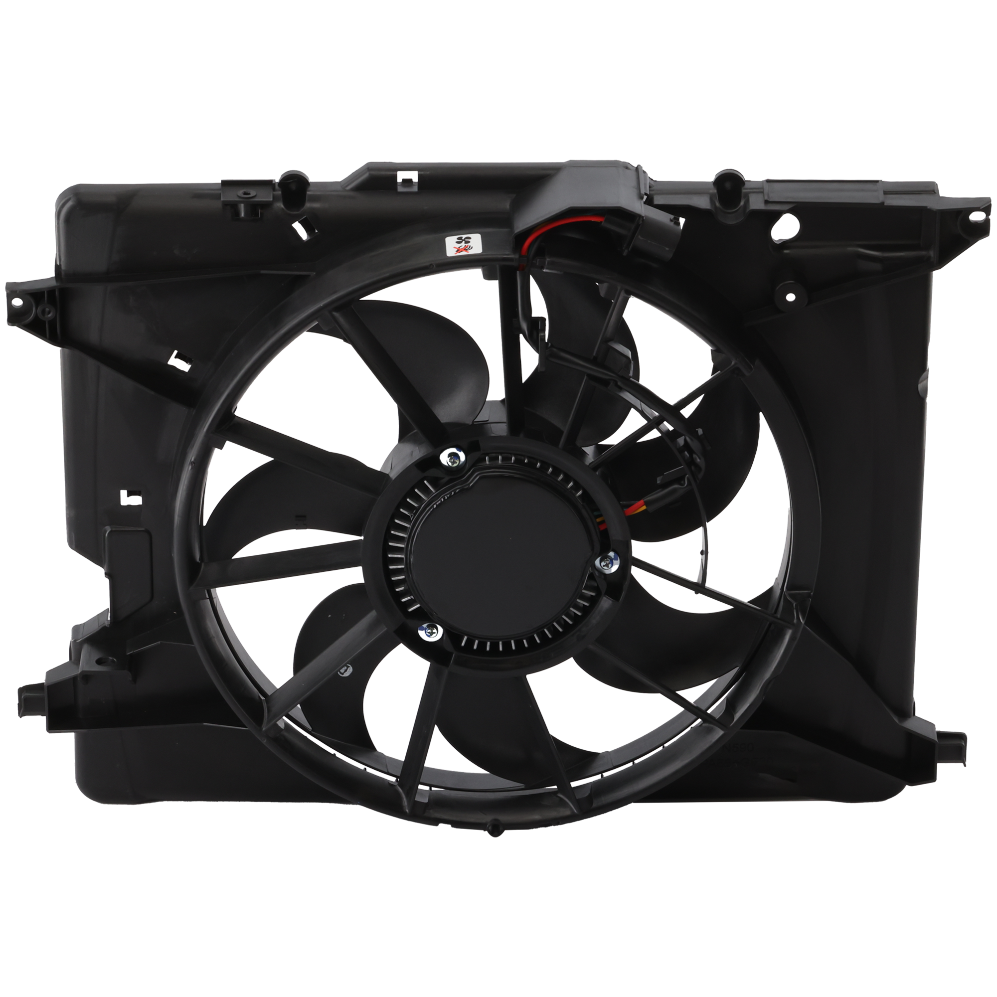 AM G90-17-19 G80-18-20 RADIATOR FAN ASSEMBLY Single Fan 3.3L 3.8L Turbo Eng. w Brushless Motor SKU RG16090002 Partslink HY3115179 OEM 25380D2500-25350D2000