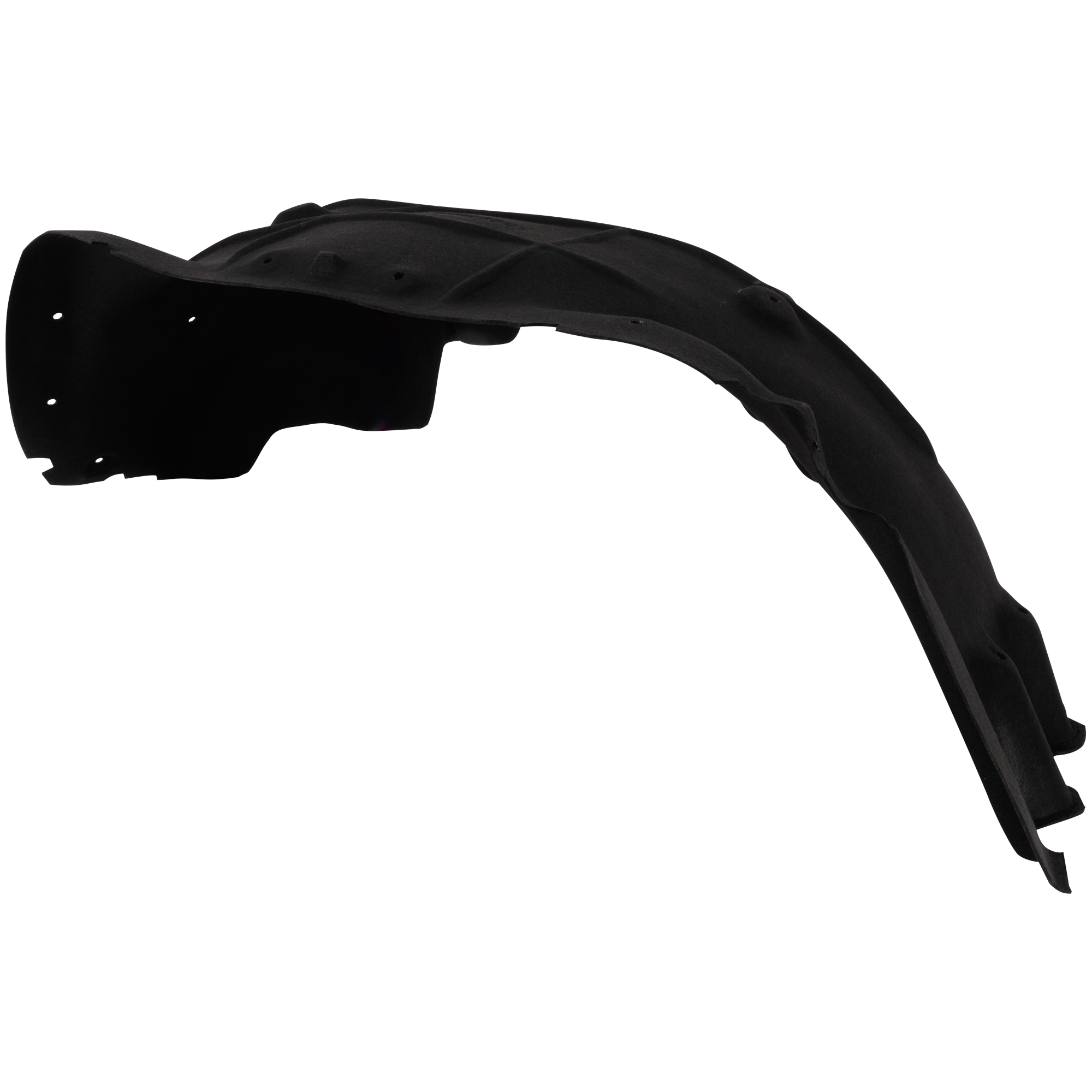 AM SIERRA 1500-14-19 FRONT FENDER LINER RH Polyethylene Terephthalate Thermo Form Includes 19-19 Sierra 1500 Limited SKU RG22210025 Partslink GM1249262 OEM 23496265