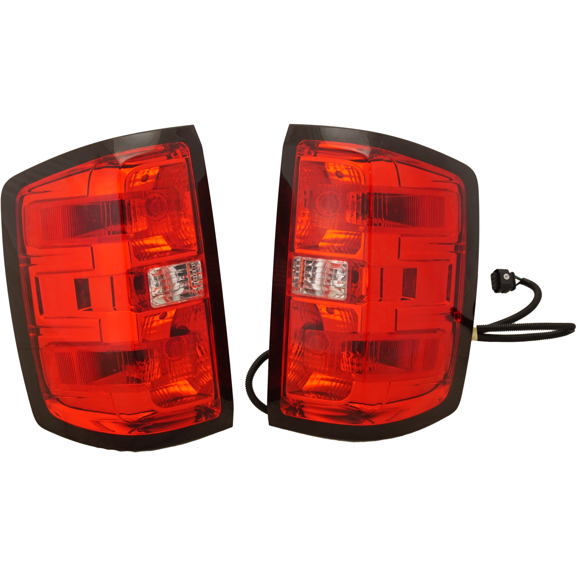AM SIERRA 2500 HD 3500 HD SILVERADO 2500 HD 3500 HD 15-15 TAIL LAMP RH AND LH Lens and Housing Halogen Sierra 2500 HD 3500 HD Dual Rear Wheels SKU RG73010013 OEM 23431876 PFM 23431875 PFM
