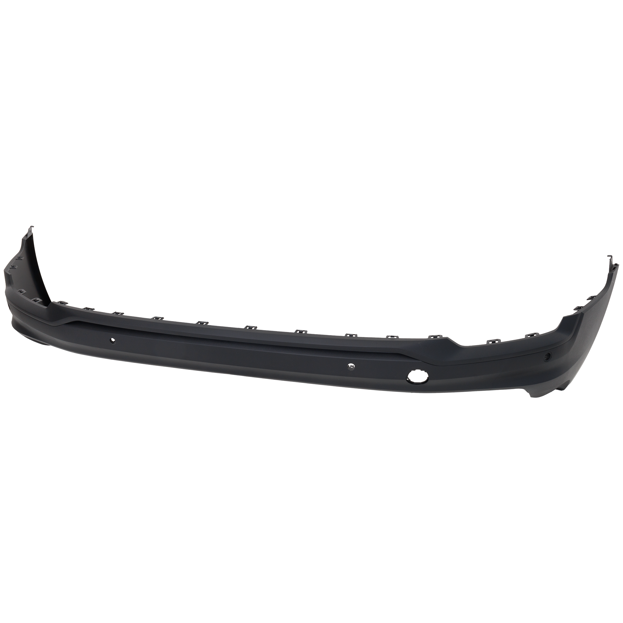 AM TERRAIN 18-24 REAR BUMPER COVER Lower Textured Assembly 18-21 Denali SL SLT SLE Models w o Hands Free Liftgate w Park Assist Sensor Holes SKU RG76010002 Partslink GM1115156 OEM 84341010