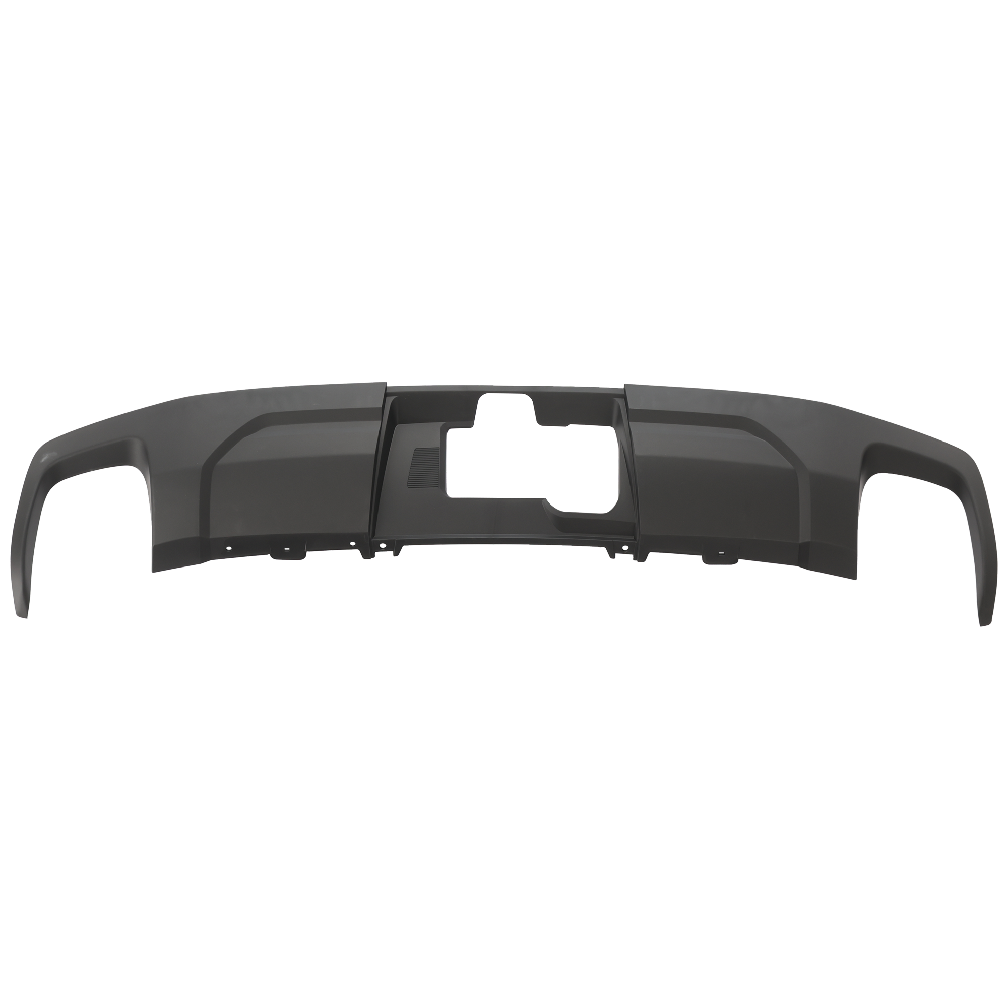 AM TERRAIN 18-21 REAR LOWER VALANCE Textured Black Denali SL SLE SLT w Dual Exhaust Holes Models SKU RG76430005 Partslink GM1195169 OEM 84341012