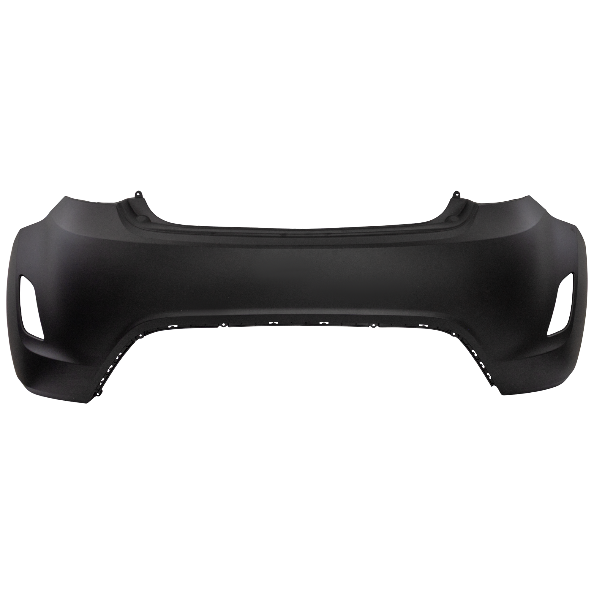 AM VELOSTER 12-17 REAR BUMPER COVER Primed Non Turbo w o ROS Holes CAPA SKU RH01030003PQ Partslink HY1100186C OEM 866112V000
