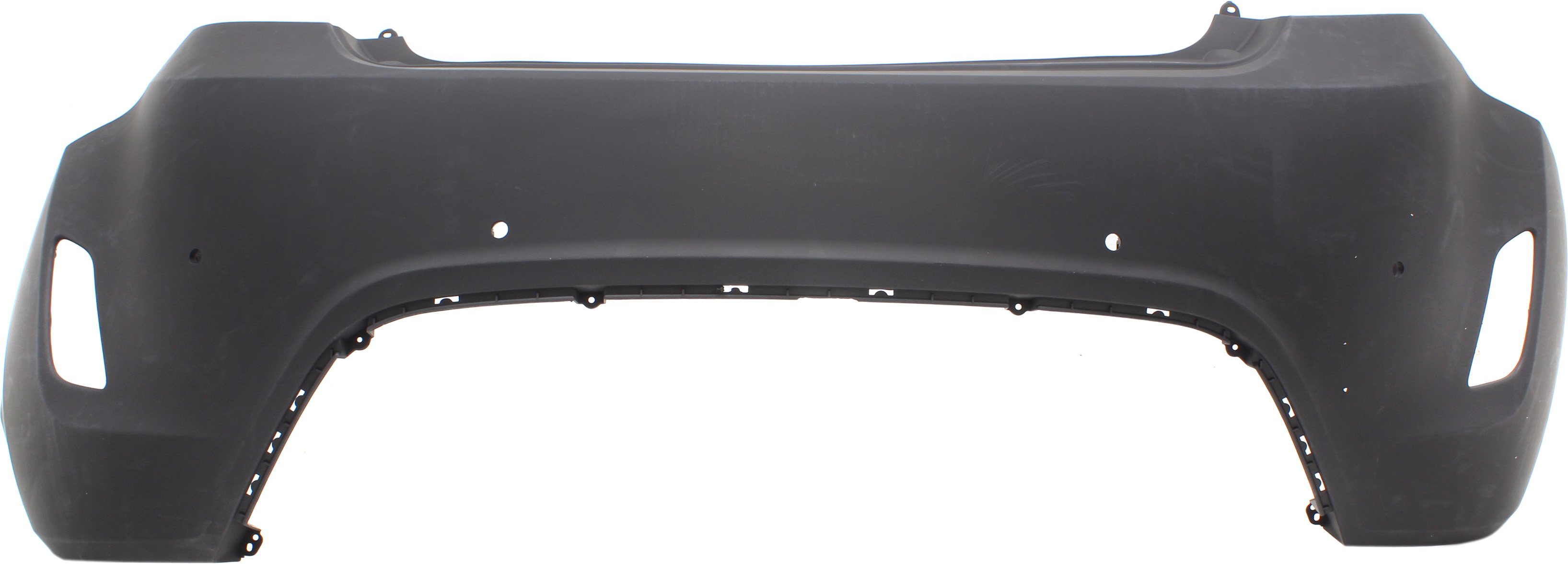 AM VELOSTER 12-17 REAR BUMPER COVER Primed Non Turbo w ROS Holes CAPA SKU RH01030004PQ Partslink HY1100187C OEM 866112V010