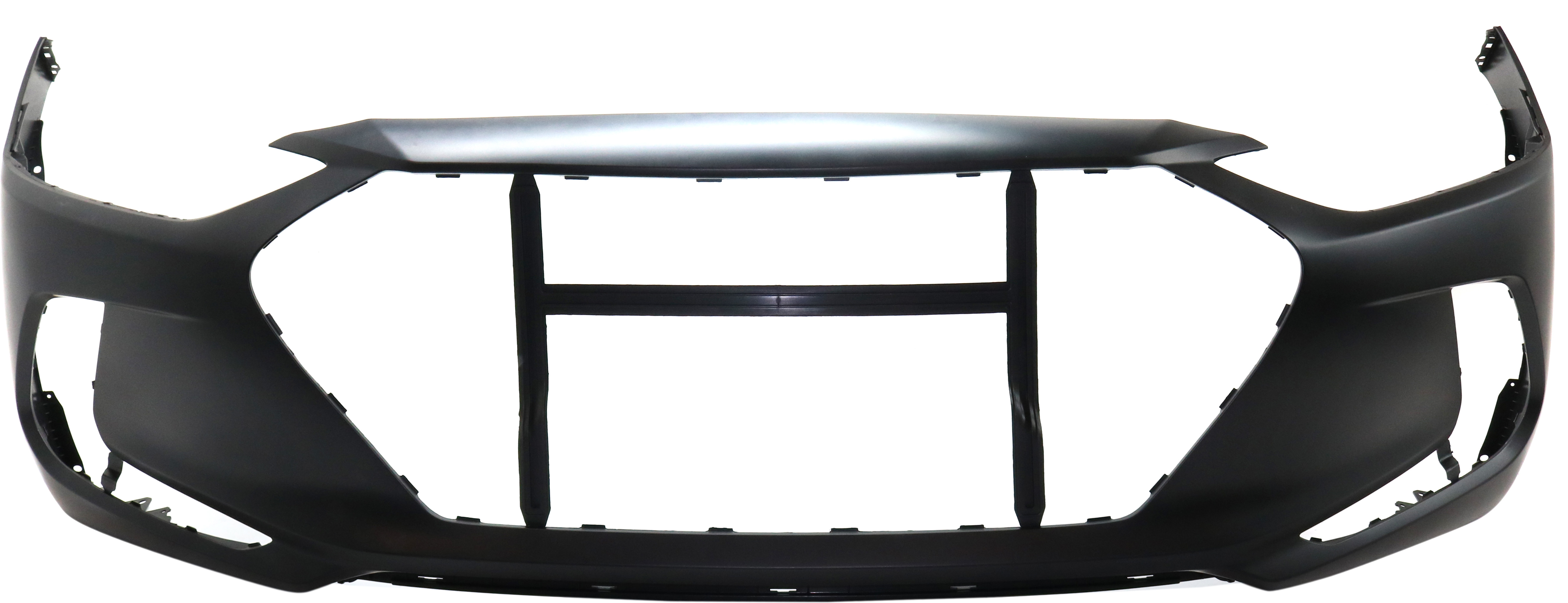 AM ELANTRA 17-18 FRONT BUMPER COVER Primed Exc. Sport Model USA Built Vehicle CAPA SKU RH01030007PQ Partslink HY1000215C OEM 86510F3000