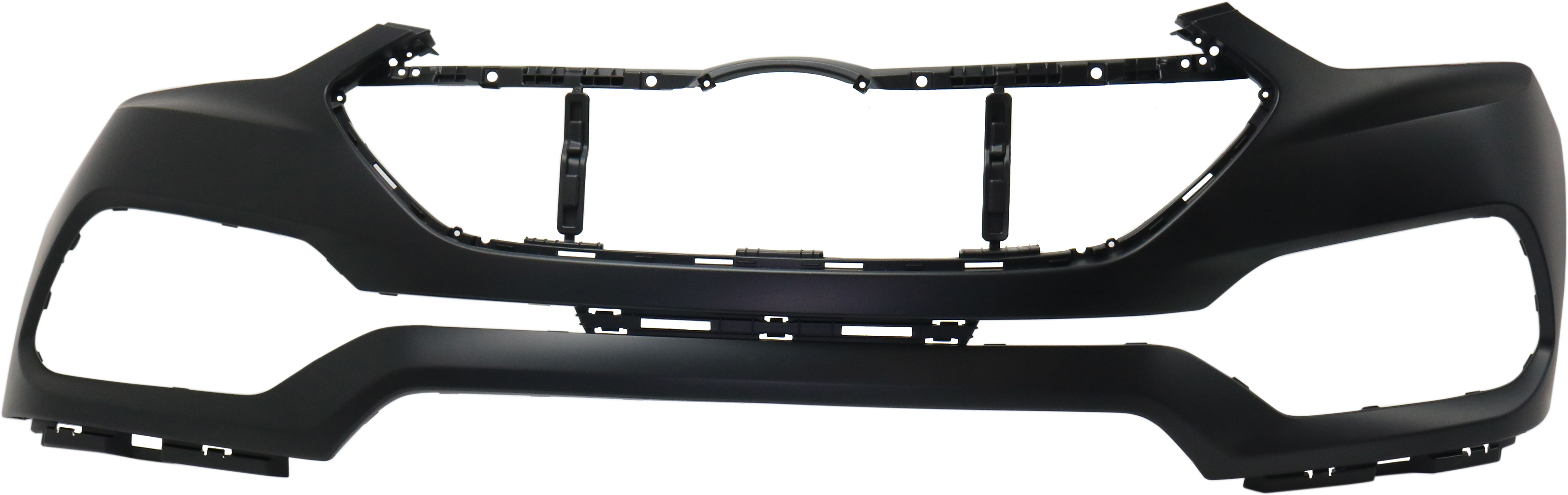 AM SANTA FE SPORT 17-18 FRONT BUMPER COVER Upper Primed CAPA SKU RH01030014PQ Partslink HY1000217C OEM 865114Z500
