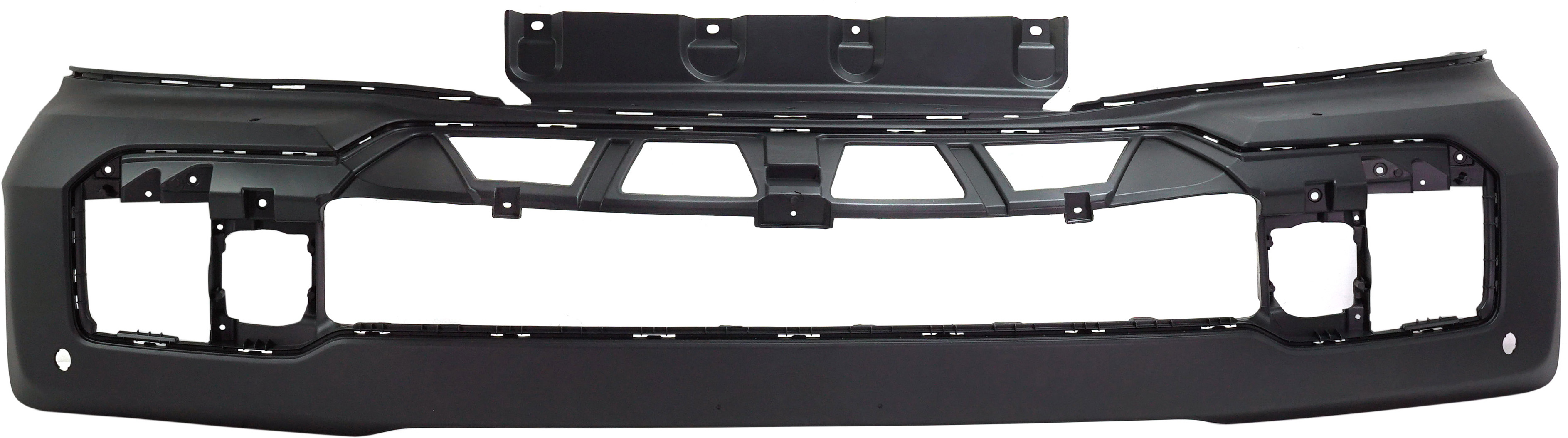 AM RIDGELINE 17-20 FRONT BUMPER COVER Lower Textured w Parking Aid Sensor Holes CAPA SKU RH01030021Q Partslink HO1015116C OEM 71105T6ZA10