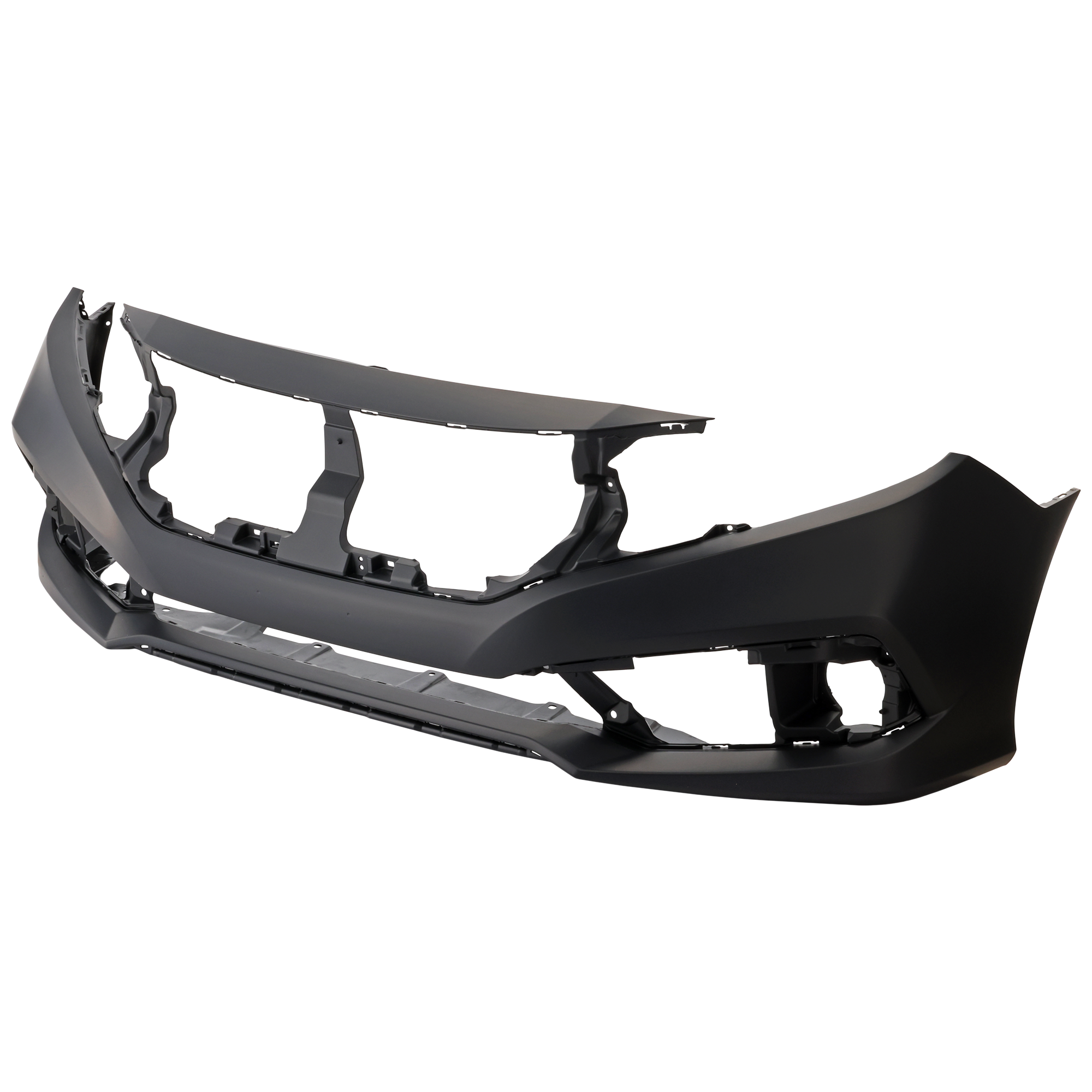AM CIVIC 19-21 FRONT BUMPER COVER Primed DX EX EX L LX Sport Touring Models Coupe Sedan North America Built Vehicle CAPA SKU RH01030040PQ Partslink HO1000322C OEM 04711TBAA50ZZ