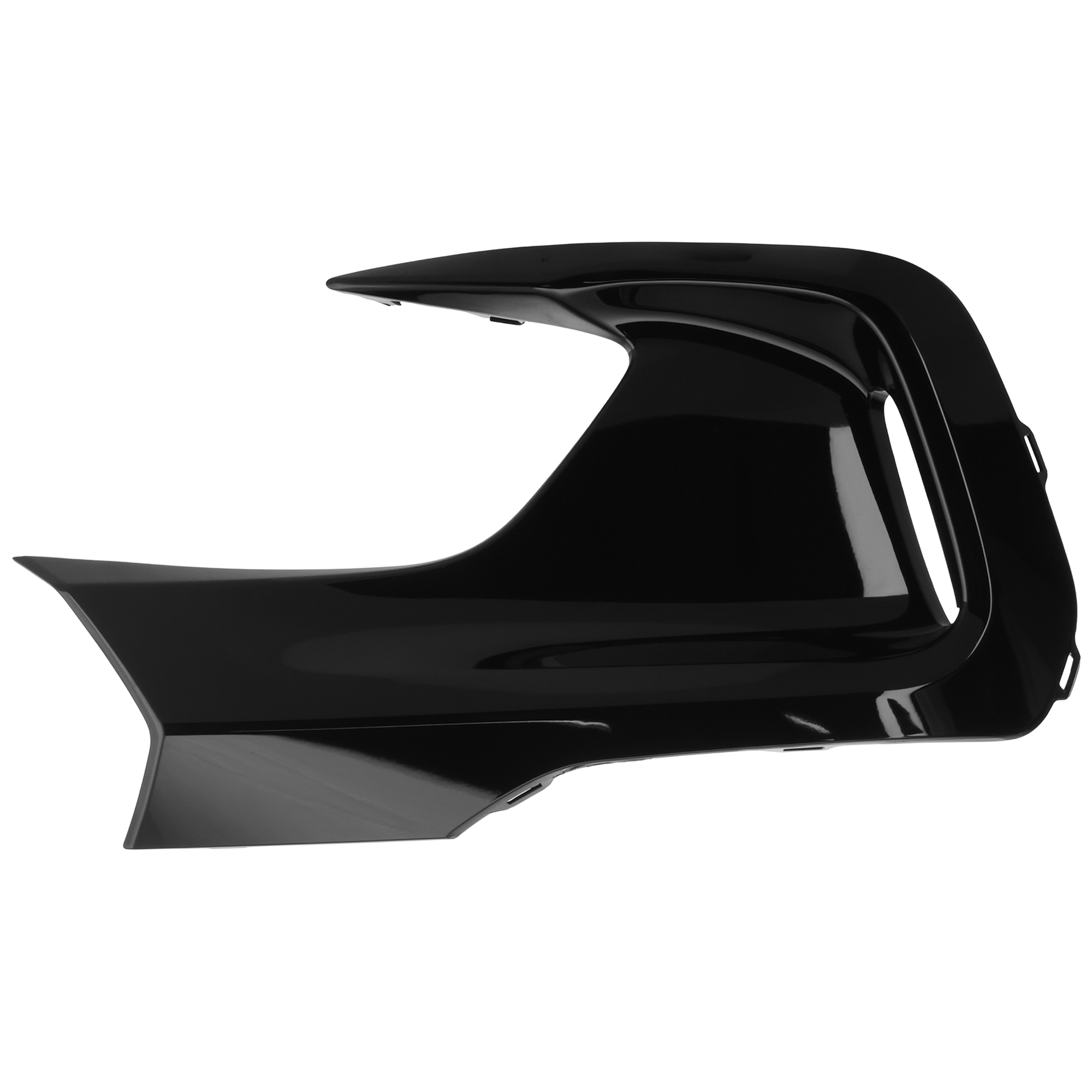 AM HR V 23-25 FRONT BUMPER END LH Bumper Side Garnish Painted Glossy Black EX L Model SKU RH01110008 Partslink HO1038170 OEM 711073W0A10ZA