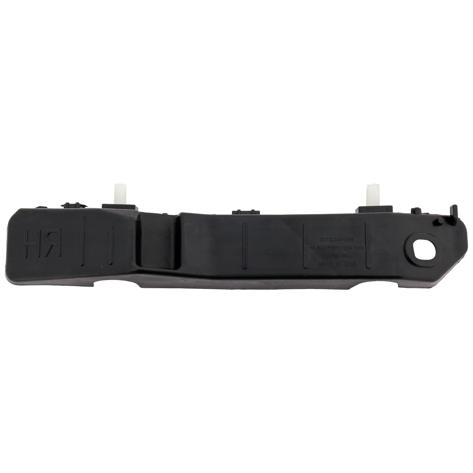 AM SONATA 18-19 FRONT BUMPER BRACKET LH Outer Support Textured Black Hybrid Models SKU RH01310066 Partslink HY1042152 OEM 86513C1AA0