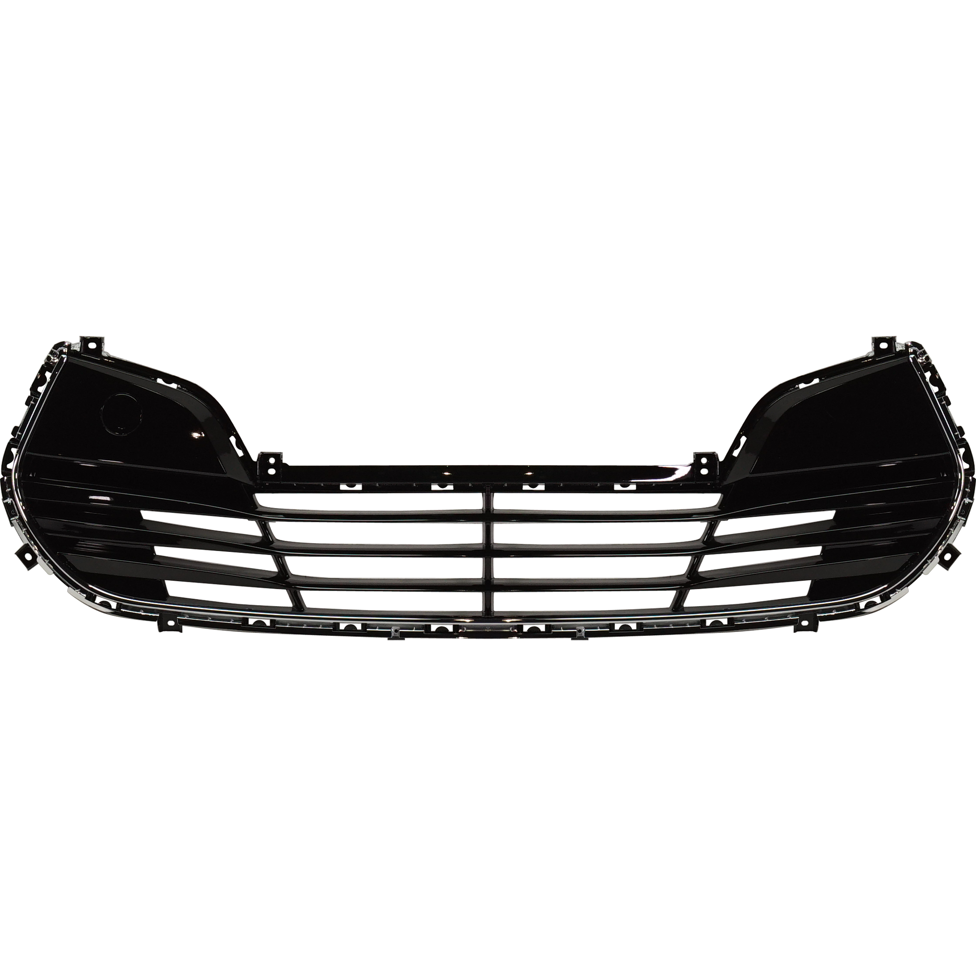 AM VELOSTER 12-17 FRONT BUMPER GRILLE w Chrome Molding SKU RH01530016 Partslink HY1036135 OEM 865602V010