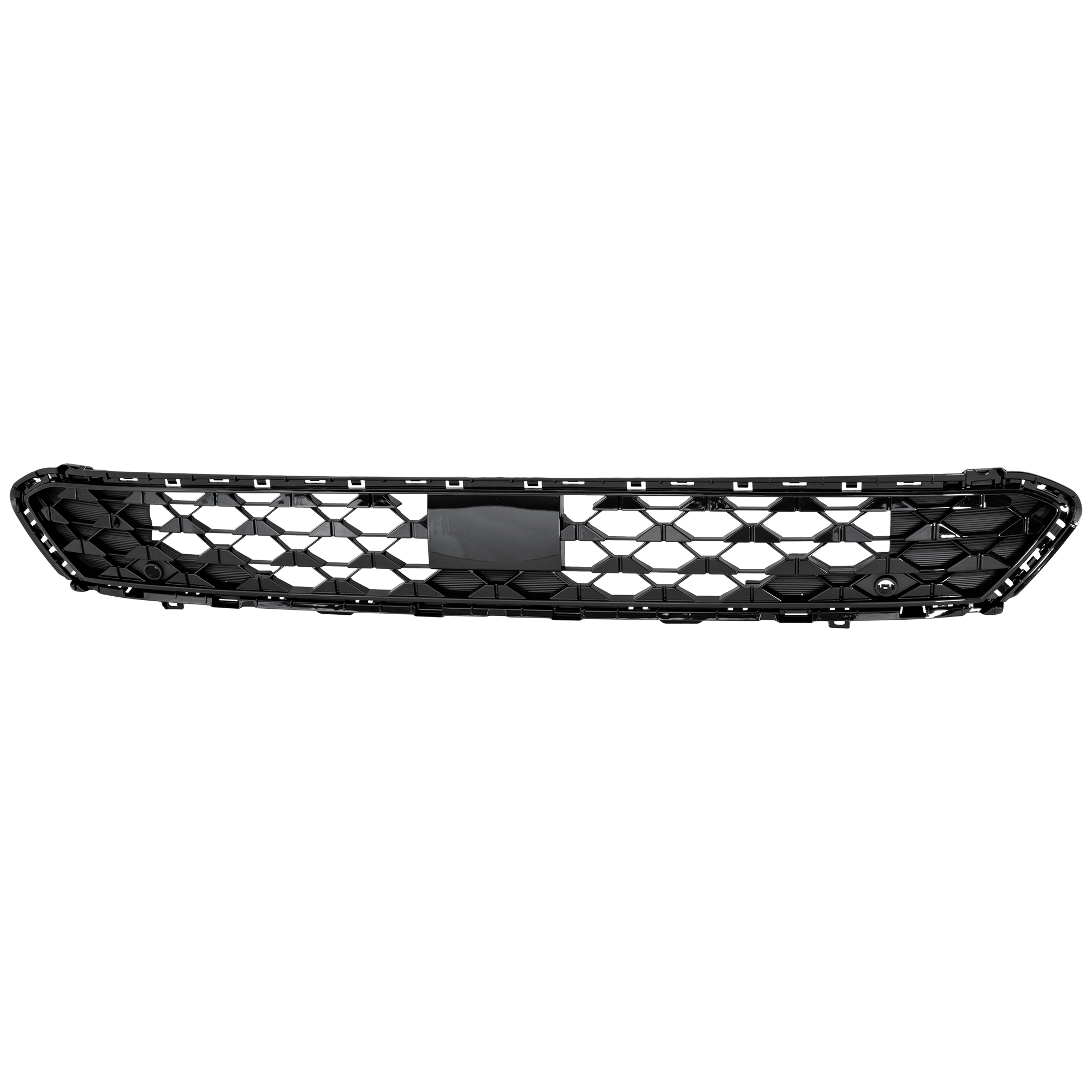 AM SANTA FE 21-23 FRONT BUMPER GRILLE Gloss Black Calligraphy Ultimate Calligraphy Models CAPA SKU RH01530046Q Partslink HY1036158C OEM 86530S2920