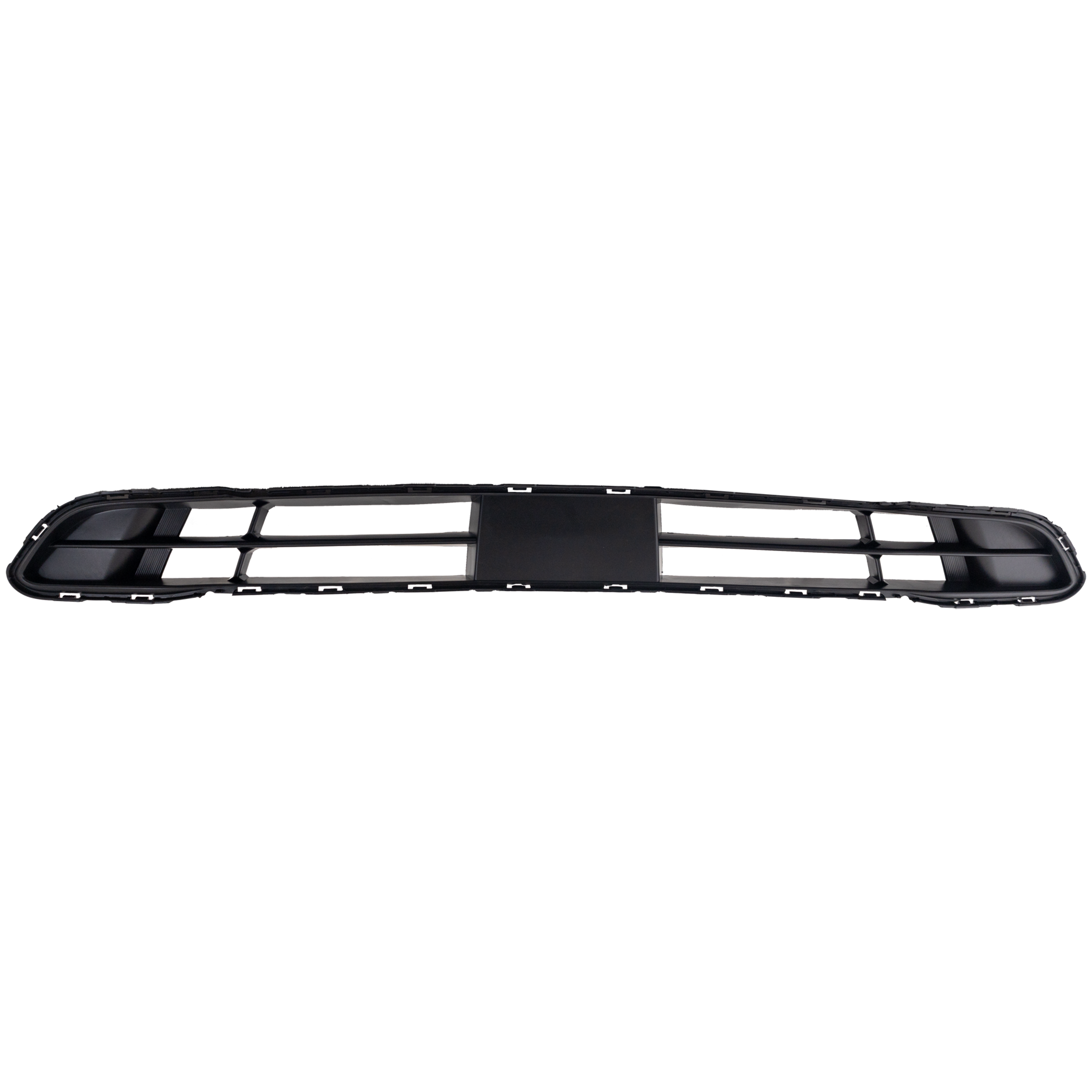 AM SANTA FE 17-18 SANTA FE XL 19-19 FRONT BUMPER GRILLE Textured Black w Adaptive Cruise Control SKU RH01530051 Partslink HY1036163 OEM 86561B8BA0