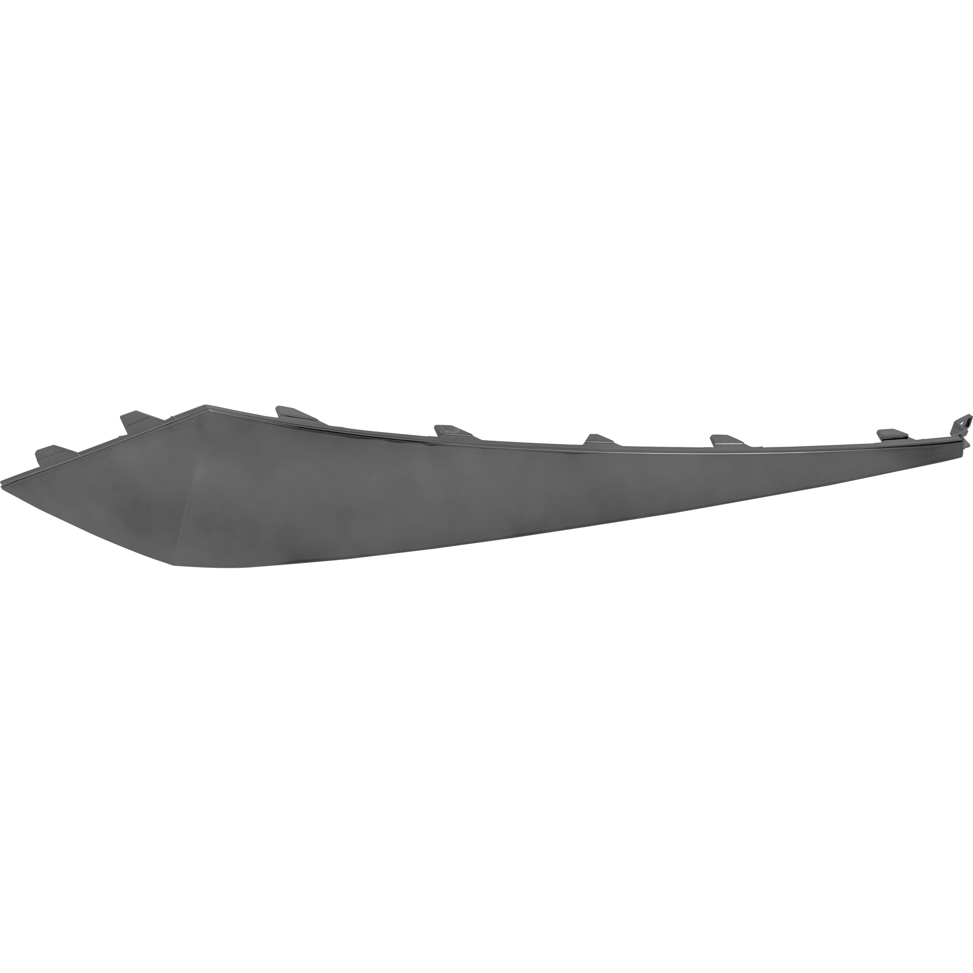 AM ELANTRA 21-23 FRONT BUMPER MOLDING RH Lower Black Korea Built Vehicle SKU RH01590027 Partslink HY1047119 OEM 86596AA010