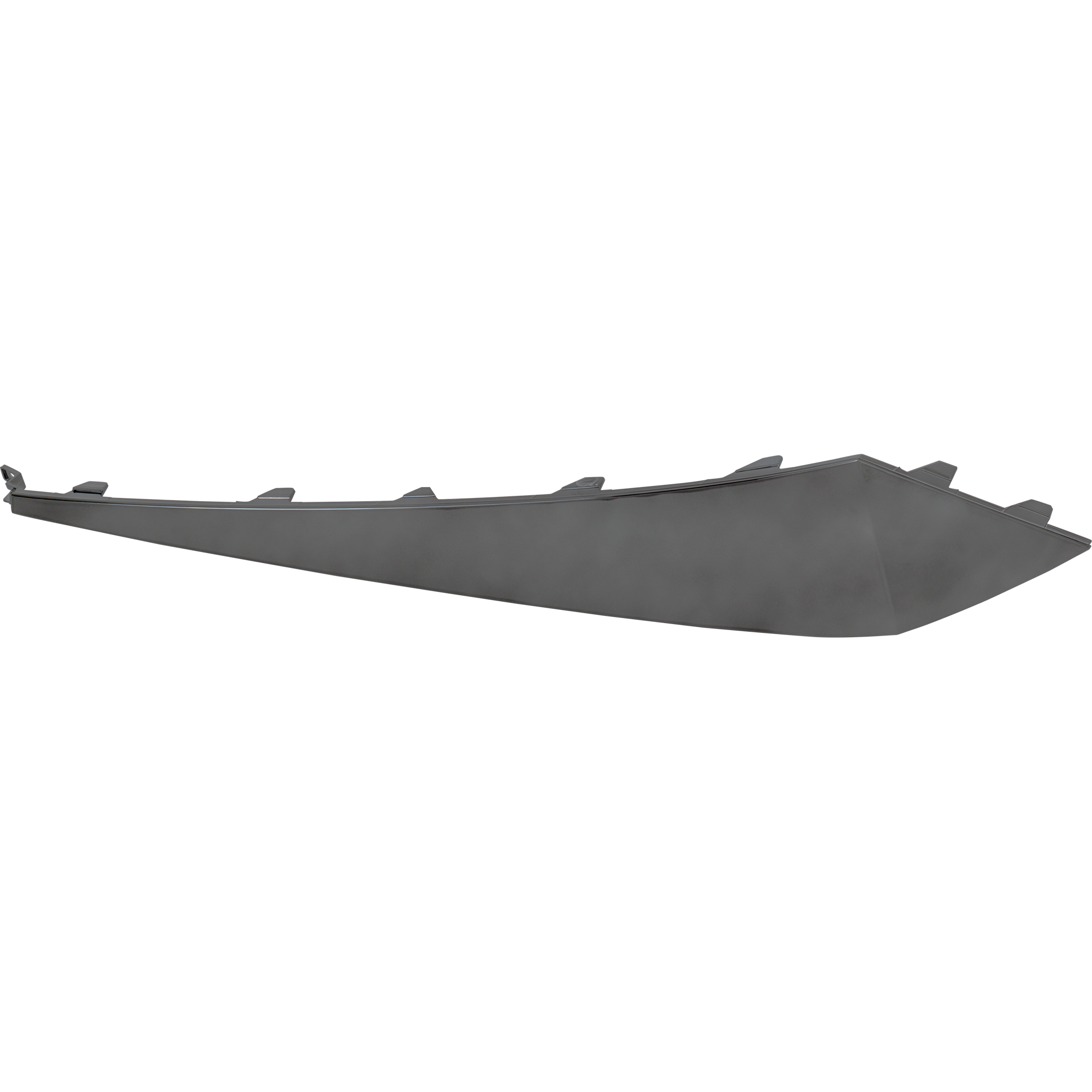 AM ELANTRA 21-23 FRONT BUMPER MOLDING LH Lower Black Korea Built Vehicle SKU RH01590028 Partslink HY1046119 OEM 86595AA010