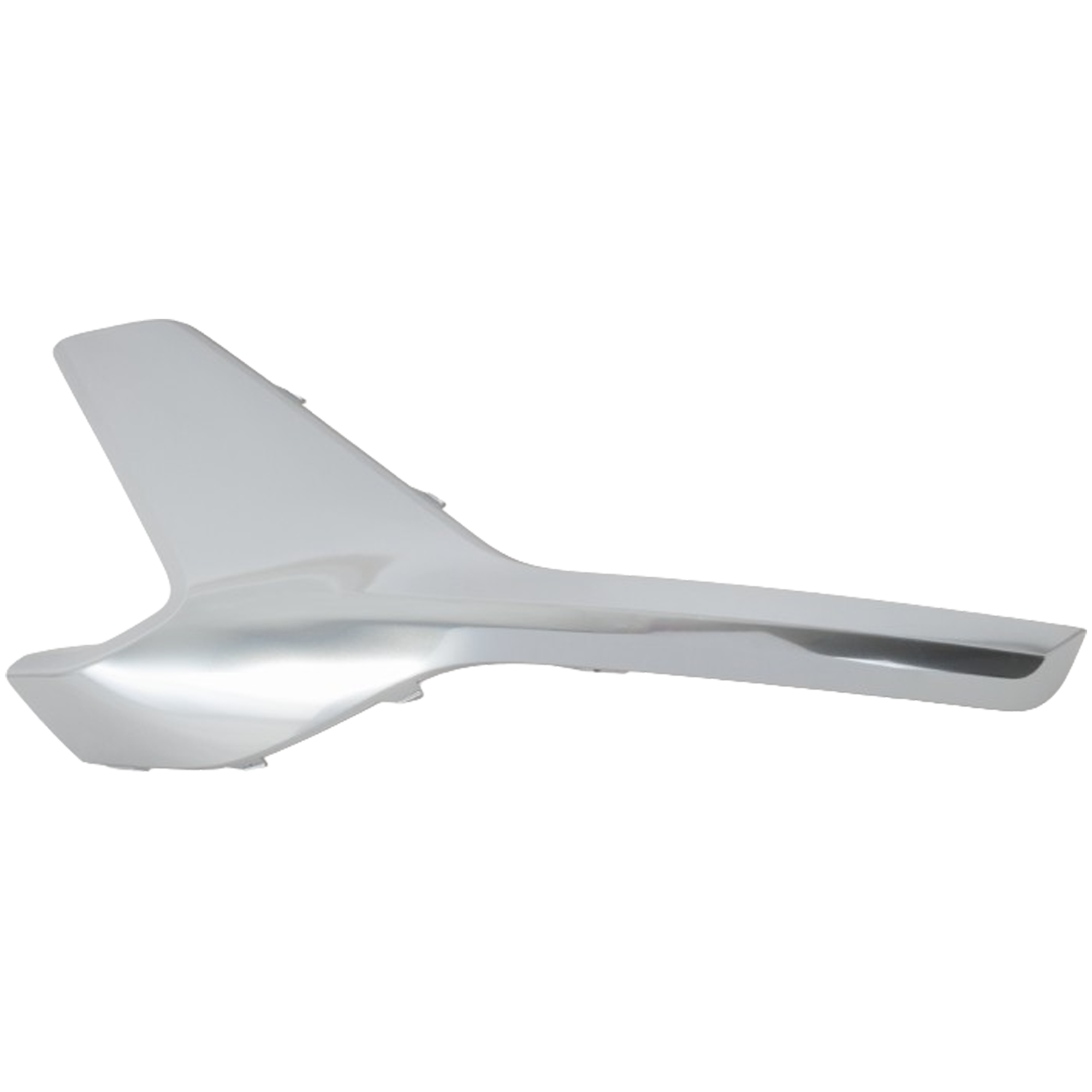 AM SANTA FE 21-23 FRONT BUMPER MOLDING LH Chrome SEL Calligraphy Limited Preferred Ultimate Models SKU RH01590032 Partslink HY1046122 OEM 86578S2600