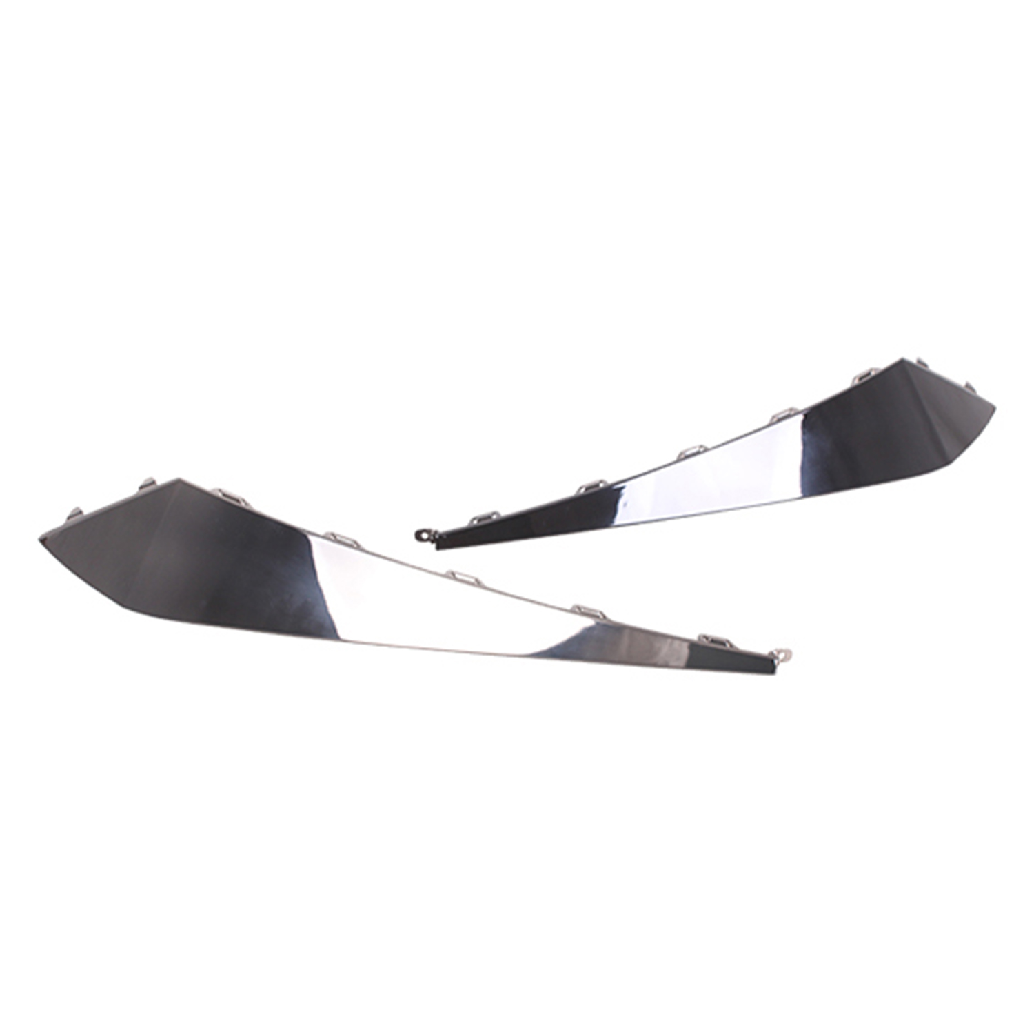 AM ELENTRA 21-23 FRONT BUMPER MOLDING RH Lower Chrome Painted Smoke Black USA Built Vehicle SEL Limited Models CAPA SKU RH01590037Q Partslink HY1047120C OEM 86594AB000