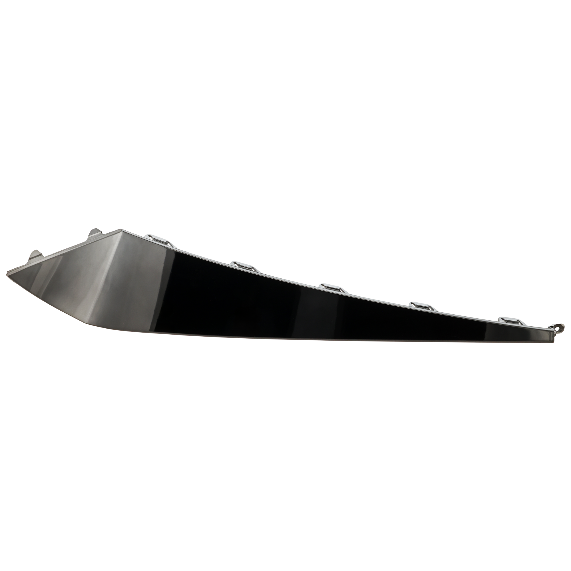 AM ELENTRA 21-23 FRONT BUMPER MOLDING RH Lower Chrome Painted Smoke Black USA Built Vehicle SEL Limited Models SKU RH01590037 Partslink HY1047120 OEM 86594AB000