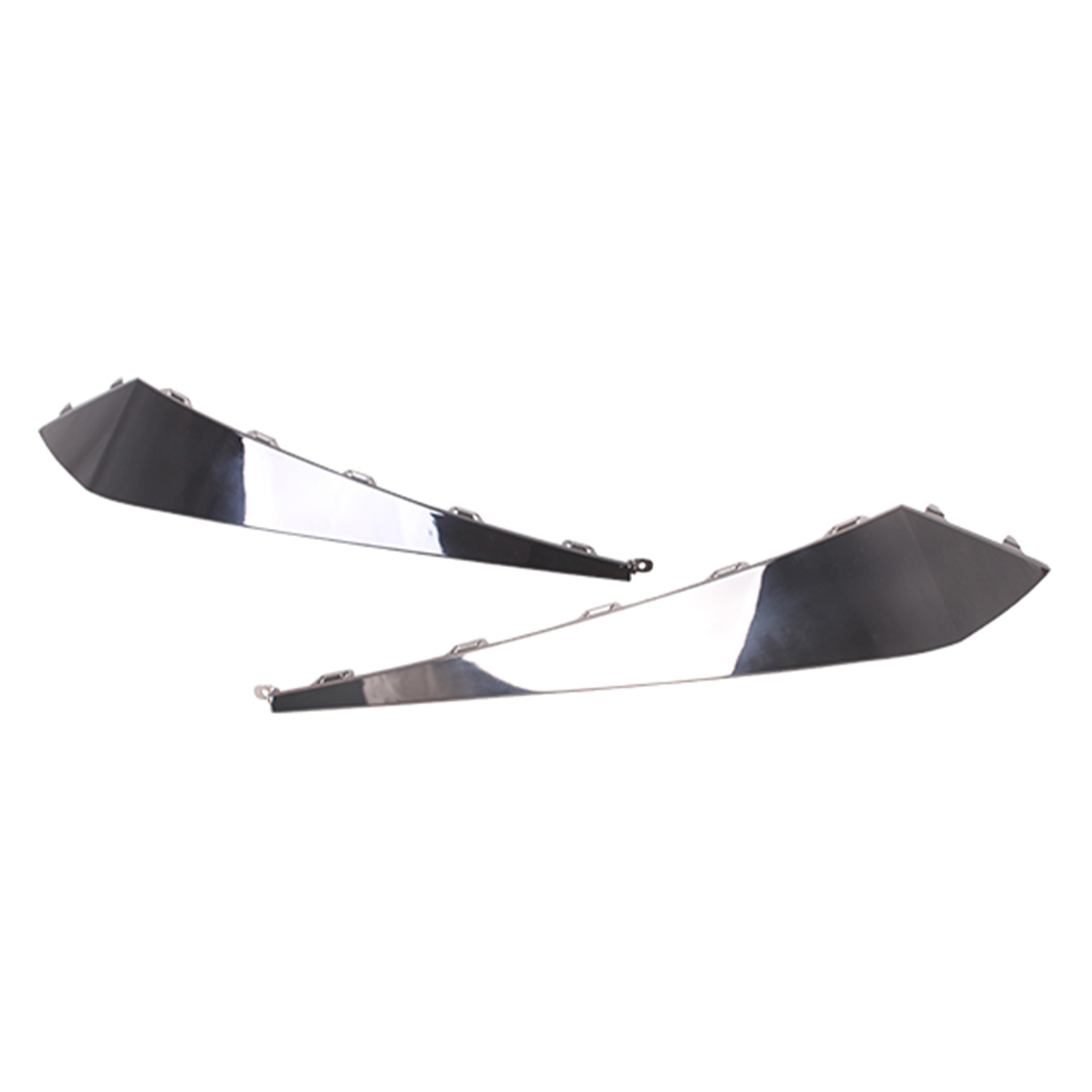 AM ELENTRA 21-23 FRONT BUMPER MOLDING LH Lower Chrome Painted Smoke Black USA Built Vehicle SEL Limited Models CAPA SKU RH01590038Q Partslink HY1046120C OEM 86593AB000