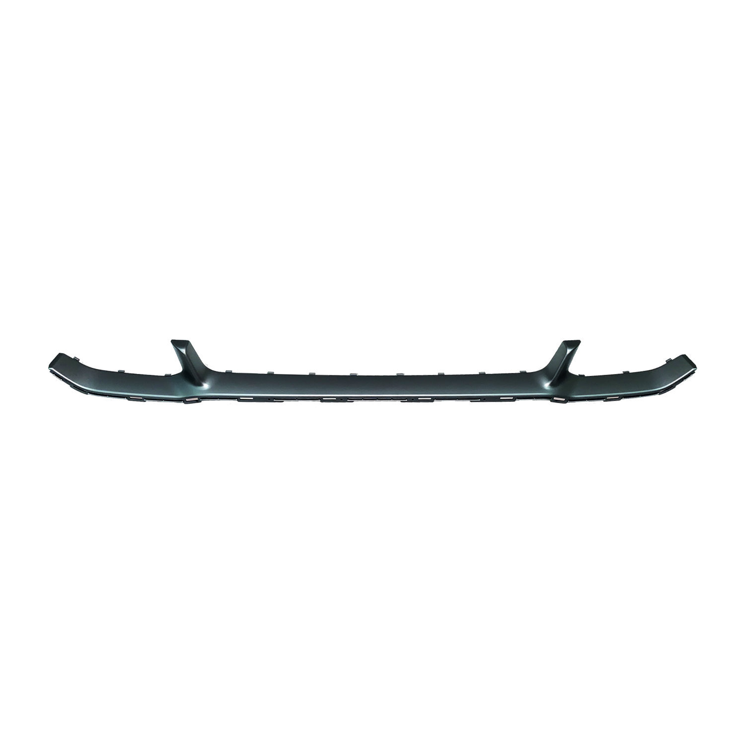 AM KONA 18-21 FRONT BUMPER MOLDING Garnish Painted Silver w o Adaptive Cruise Control CAPA SKU RH01590047Q Partslink HY1044115C OEM 86562J9010