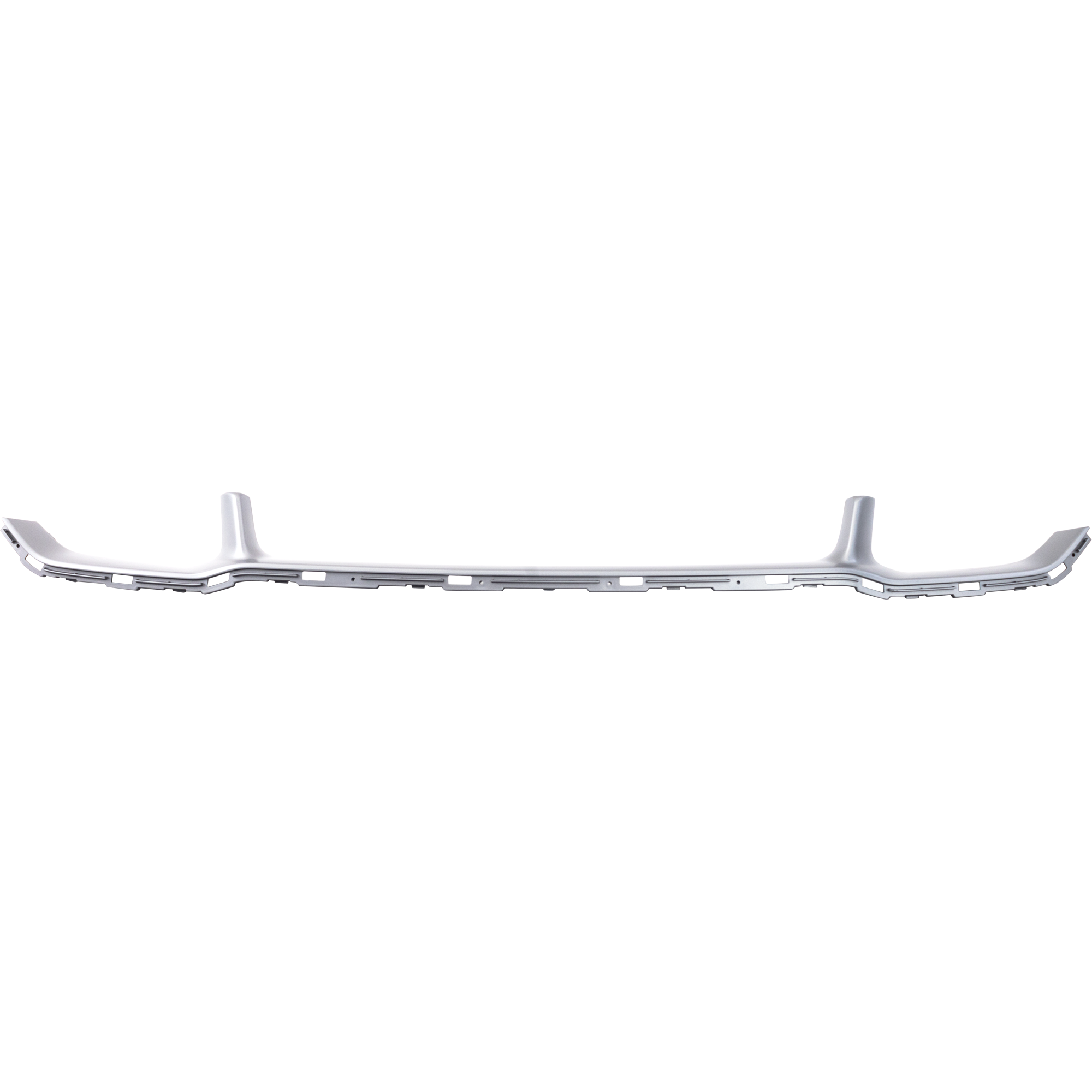 AM KONA 18-21 FRONT BUMPER MOLDING Garnish Painted Silver w o Adaptive Cruise Control SKU RH01590047 Partslink HY1044115 OEM 86562J9010