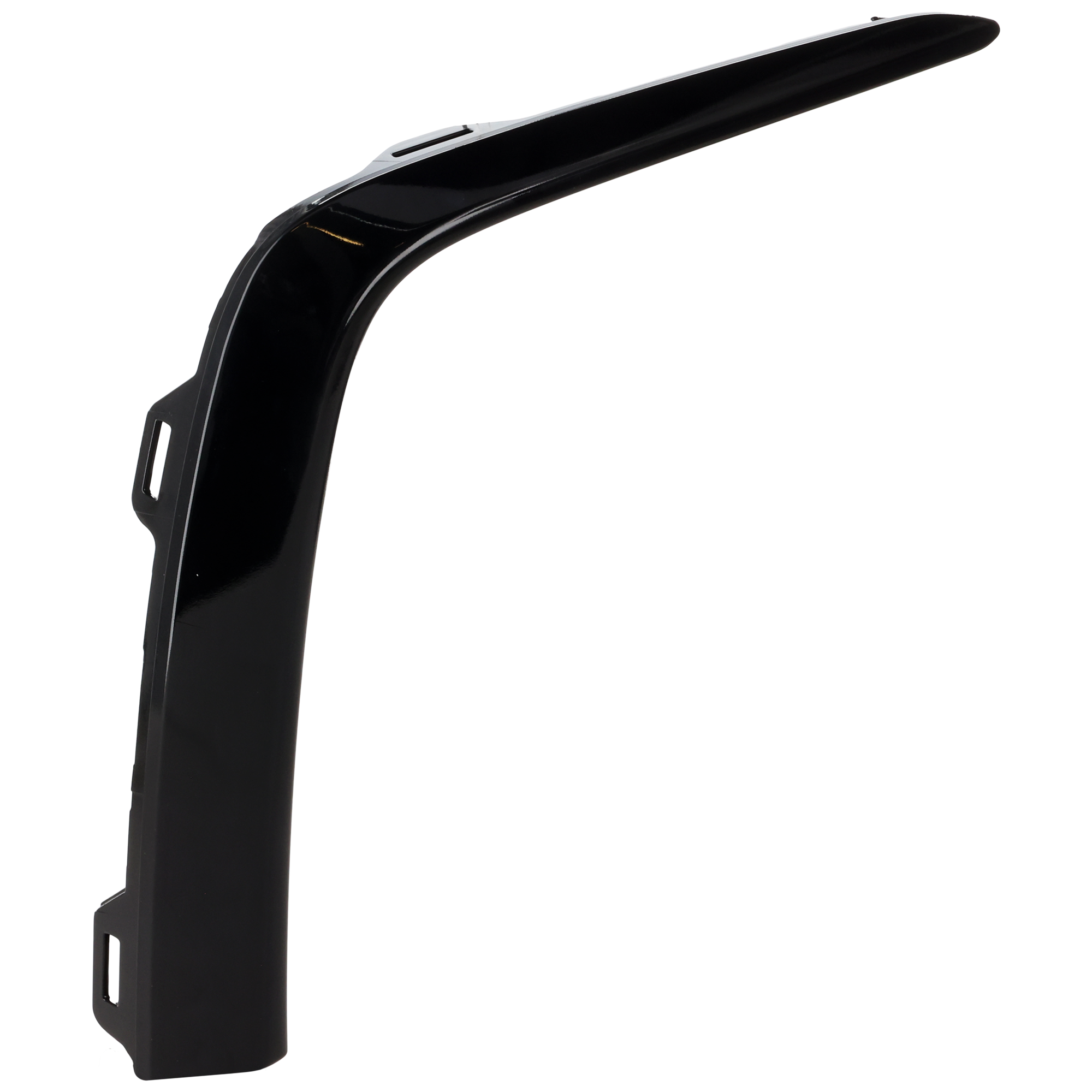 AM PILOT 23-23 FRONT BUMPER MOLDING RH Side Garnish Gloss Black Black Edition Sport Trailsport Models CAPA SKU RH01590057Q Partslink HO1047116C OEM 71102T90A10