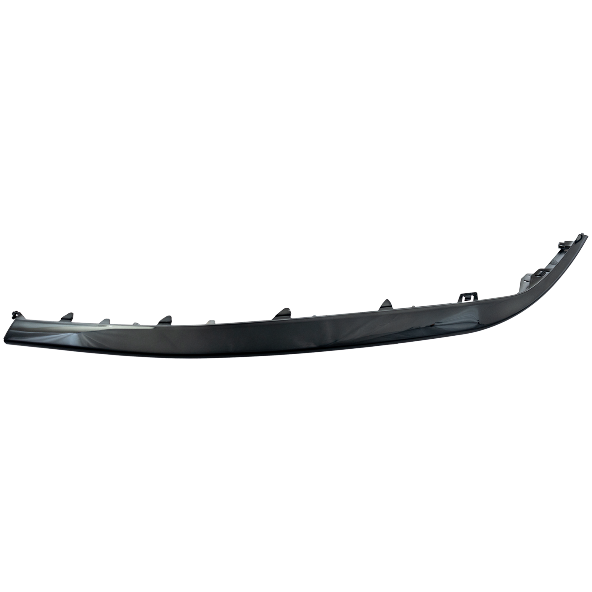 AM TUCSON 22-23 FRONT BUMPER MOLDING LH Side Trim Chrome with Gloss Black Trim USA Built Vehicle Limited Model SKU RH01590064 Partslink HY1046124 OEM 86595CW010