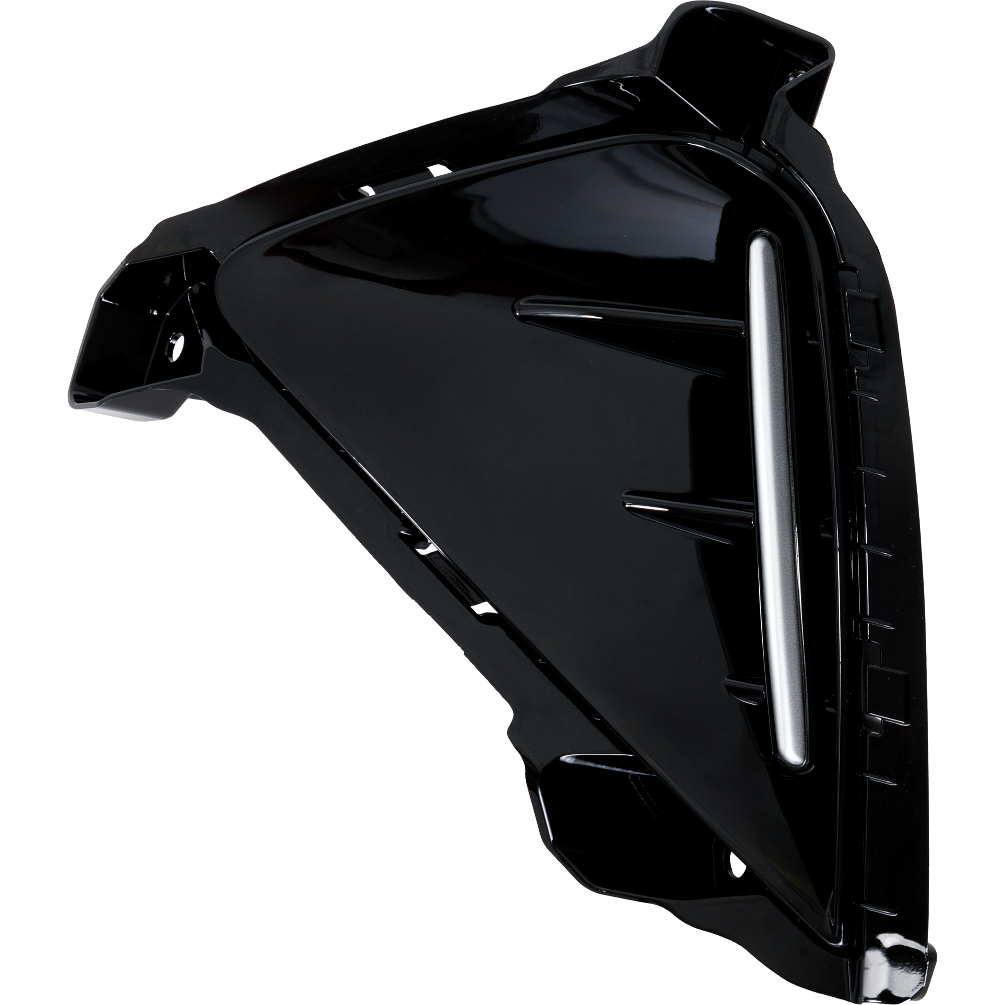 AM FORTE 22-24 FRONT BUMPER MOLDING LH Cover Molding Textured Plastic GT GT Line Models SKU RH01590066 Partslink KI1038164 OEM 86593M7510
