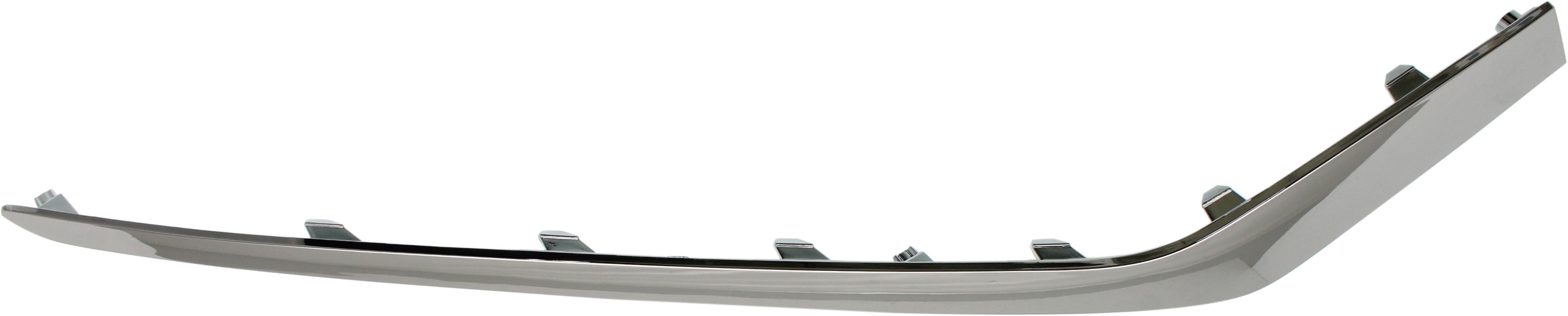 AM SONATA 18-19 FRONT BUMPER MOLDING RH Chrome Standard Type Exc. Hybrid Model SKU RH01610003 Partslink HY1047112 OEM 86552C2AA0