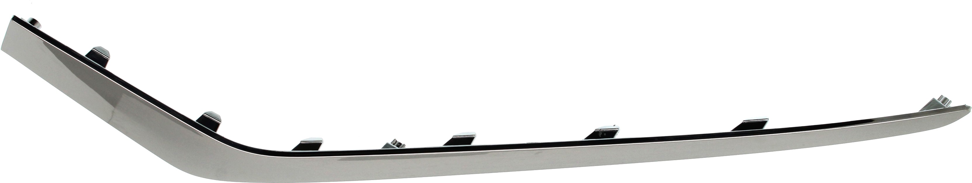 AM SONATA 18-19 FRONT BUMPER MOLDING LH Chrome Standard Type Exc. Hybrid Model SKU RH01610004 Partslink HY1046112 OEM 86551C2AA0