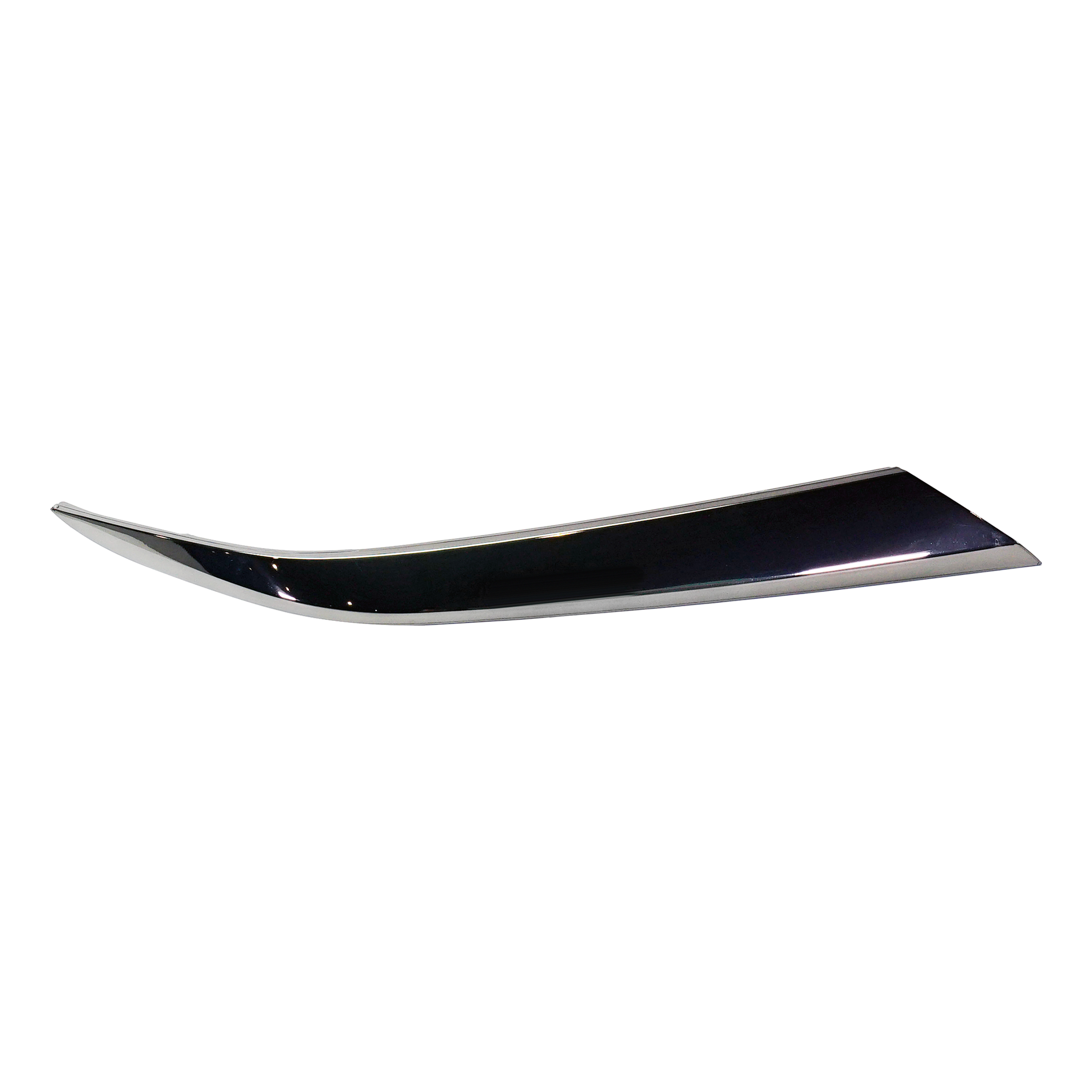AM SANTA FE 19-20 FRONT BUMPER MOLDING RH Side Garnish Dark Chrome SKU RH01610013 Partslink HY1047115 OEM 86376S2020