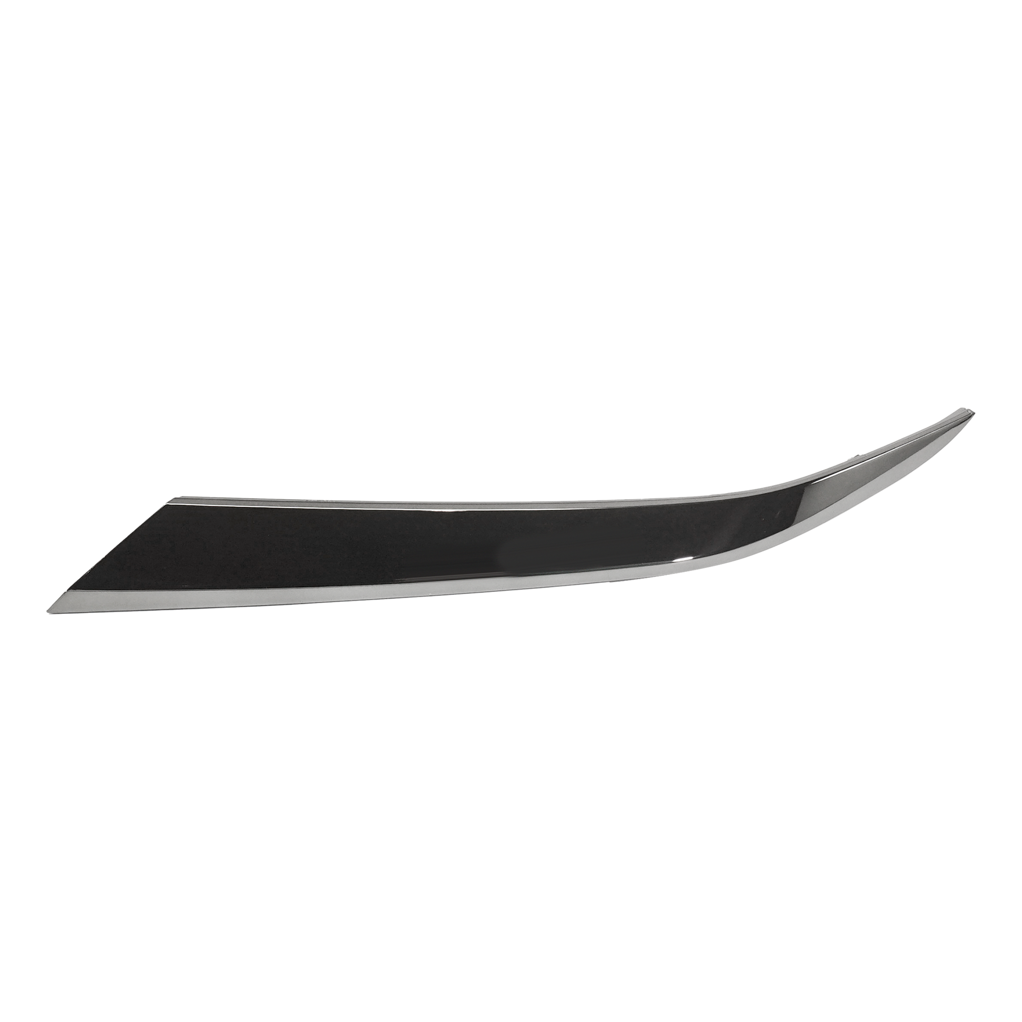 AM SANTA FE 19-20 FRONT BUMPER MOLDING LH Side Garnish Dark Chrome SKU RH01610014 Partslink HY1046115 OEM 86375S2020