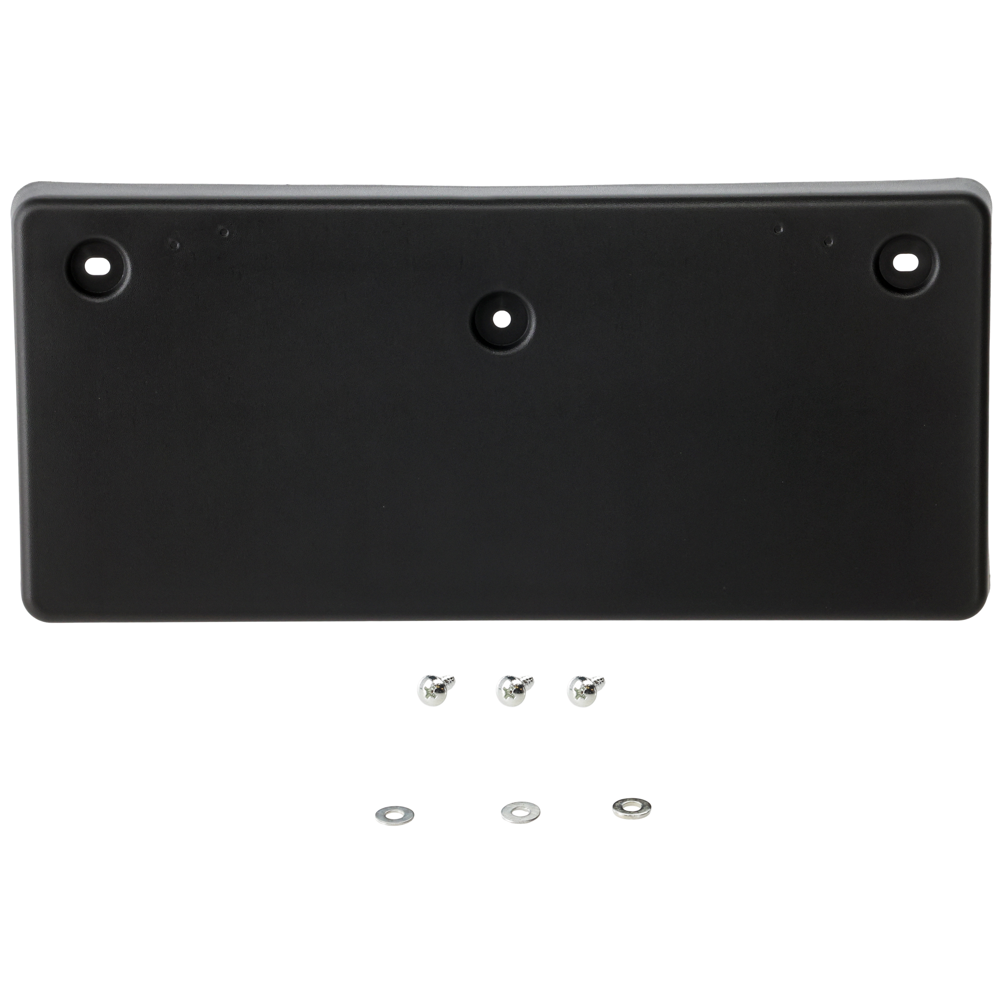 AM TUCSON 19-21 FRONT LICENSE PLATE BRACKET Black w Hardware SKU RH01730032 Partslink HY1068118 OEM 86910D3500