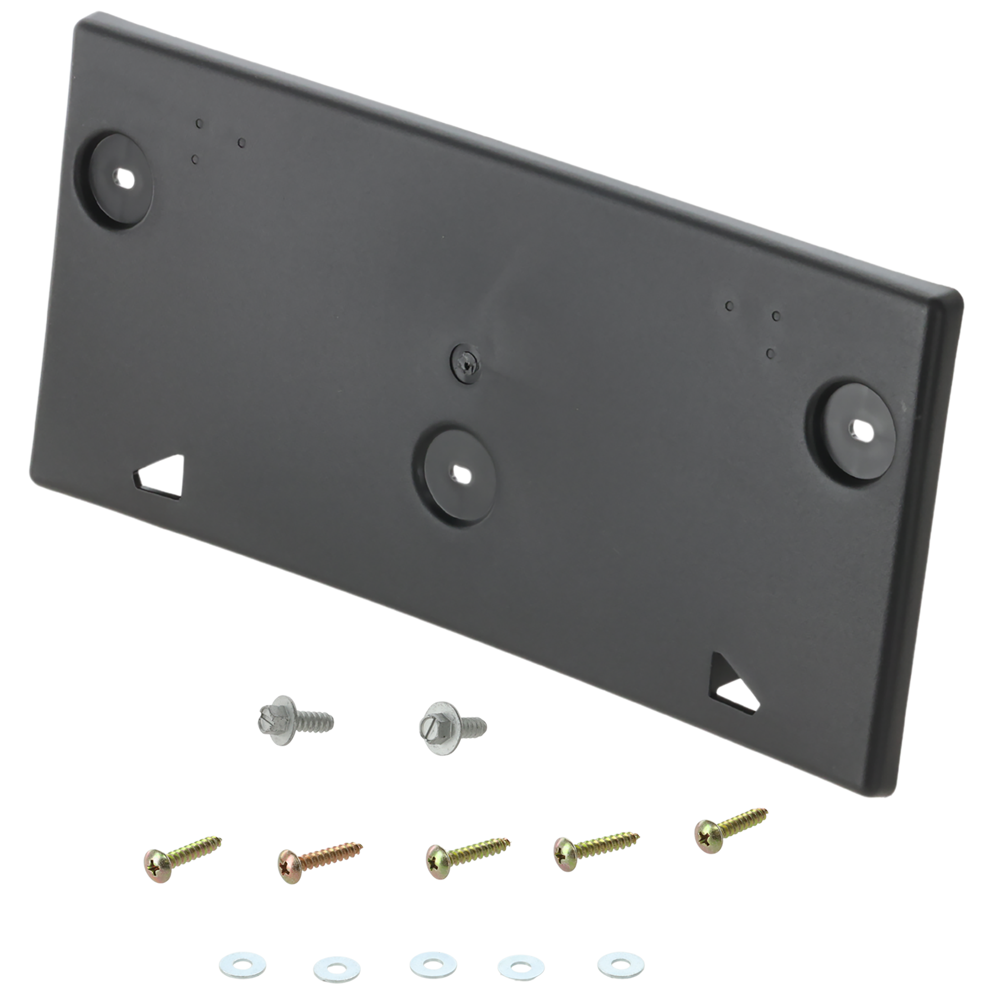 AM SANTA FE 24-25 FRONT LICENSE PLATE BRACKET Textured w Hardware SKU RH01730064 Partslink HY1068145 OEM 86519R6000