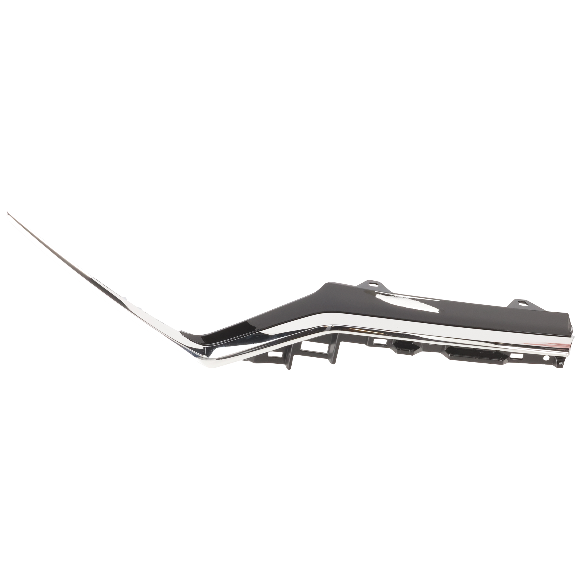 AM CR V 20-22 FRONT BUMPER GRILLE MOLDING RH Painted Black w Chrome Molding EX EX L LX Special Edition Sport Hybrid 20-21 Models SKU RH02010005 Partslink HO1213126 OEM 71180TLAA60