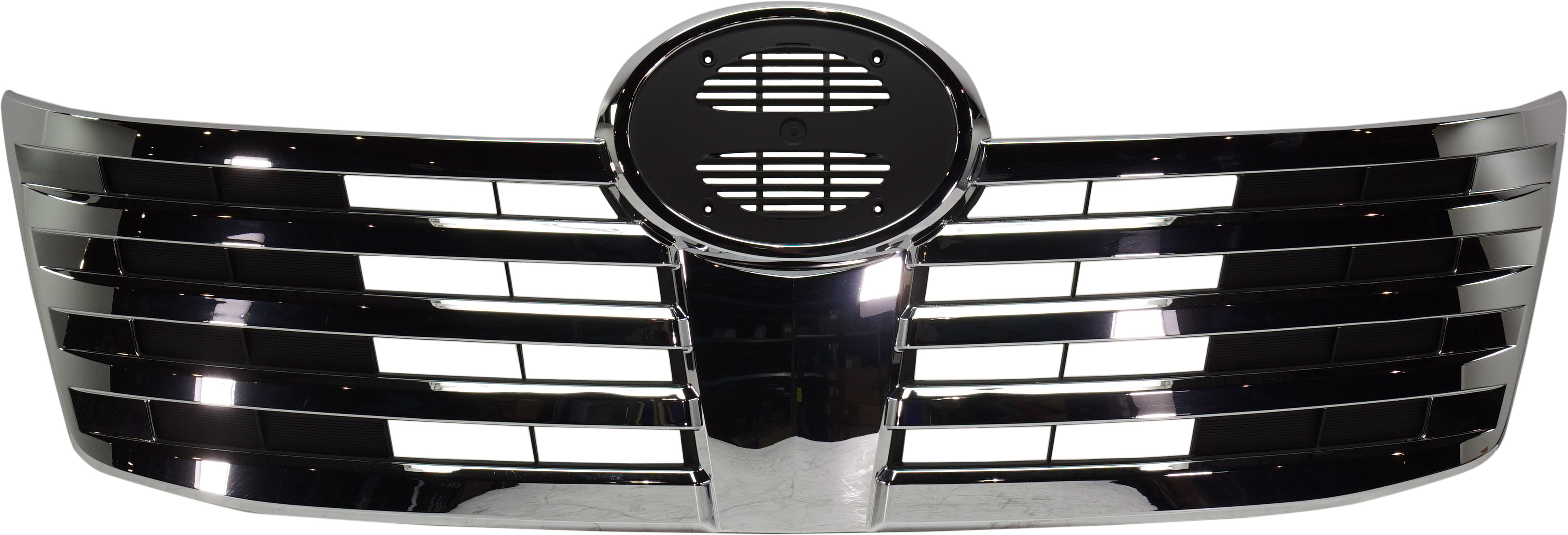 AM HINO 238-258-268-338-05-10 GRILLE Chrome Horizontal Bar Insert SKU RH07010003 HD OEM 53101E0040