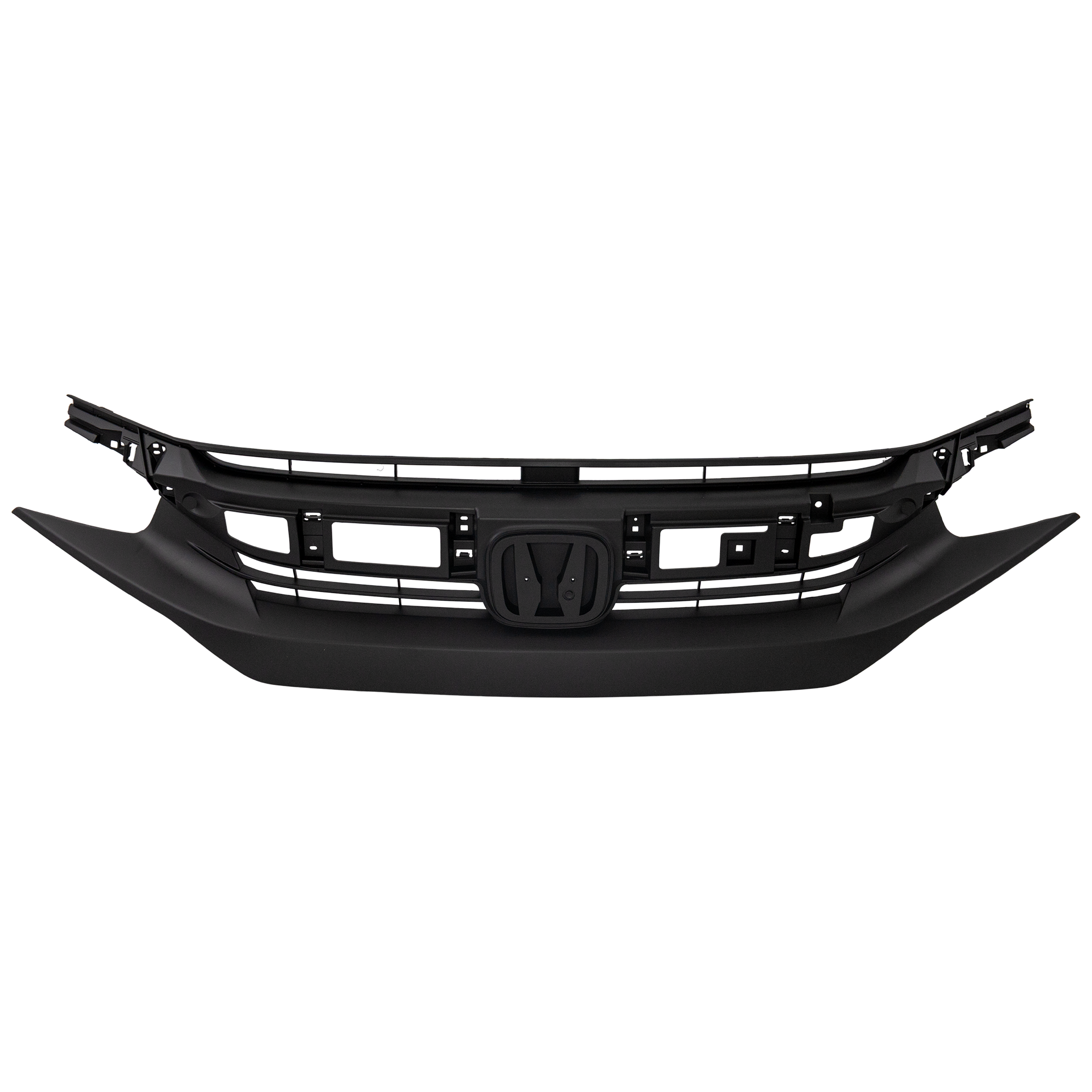 AM CIVIC 18-20 GRILLE Primed Shell and Insert Exc. Si Sport Model Japan Built Vehicle Sedan SKU RH07010049 Partslink HO1200246 OEM 71121TEGJ01