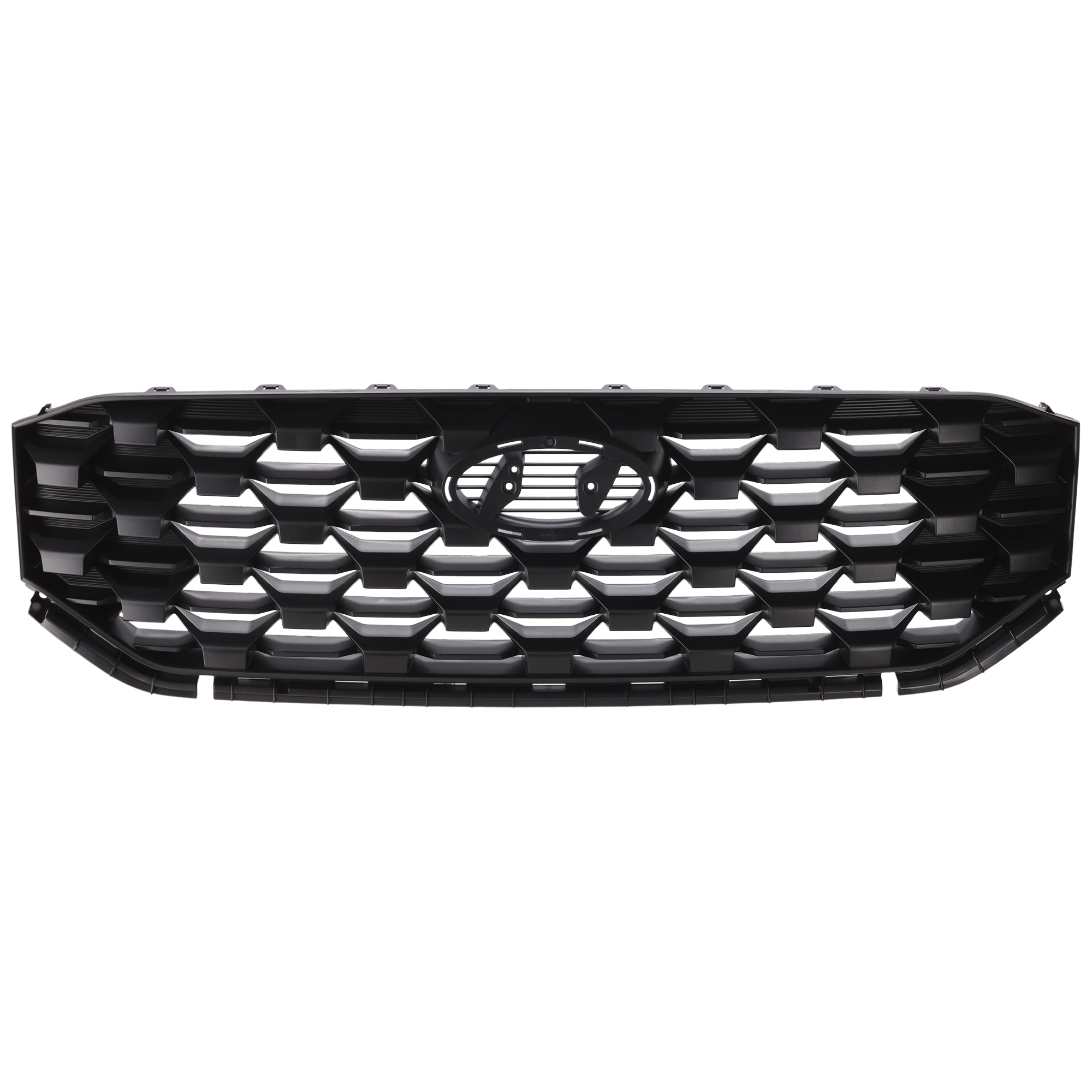 AM SANTA FE 21-22 GRILLE Primed Black Shell and Insert SE XRT Essential Urban Models CAPA SKU RH07010074Q Partslink HY1200242C OEM 86350S2500