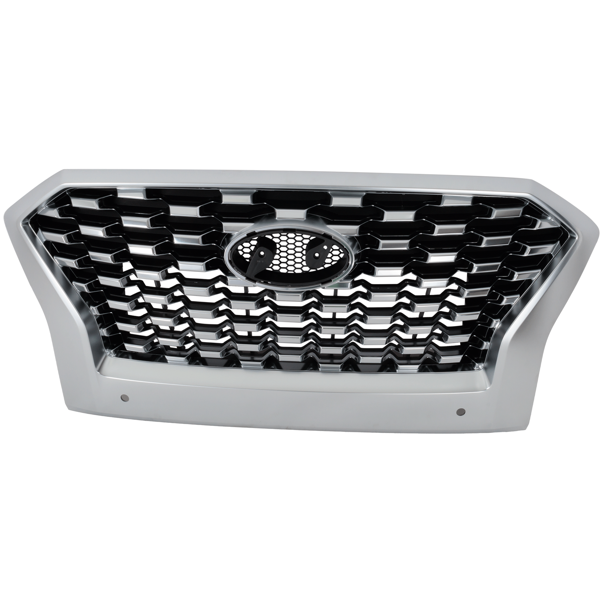 AM PALISADE 20-22 GRILLE Painted Chrome Shell and Insert w Satin Frame w Parking Aid Sensor SEL Model SKU RH07010082 Partslink HY1200241 OEM 86350S8160