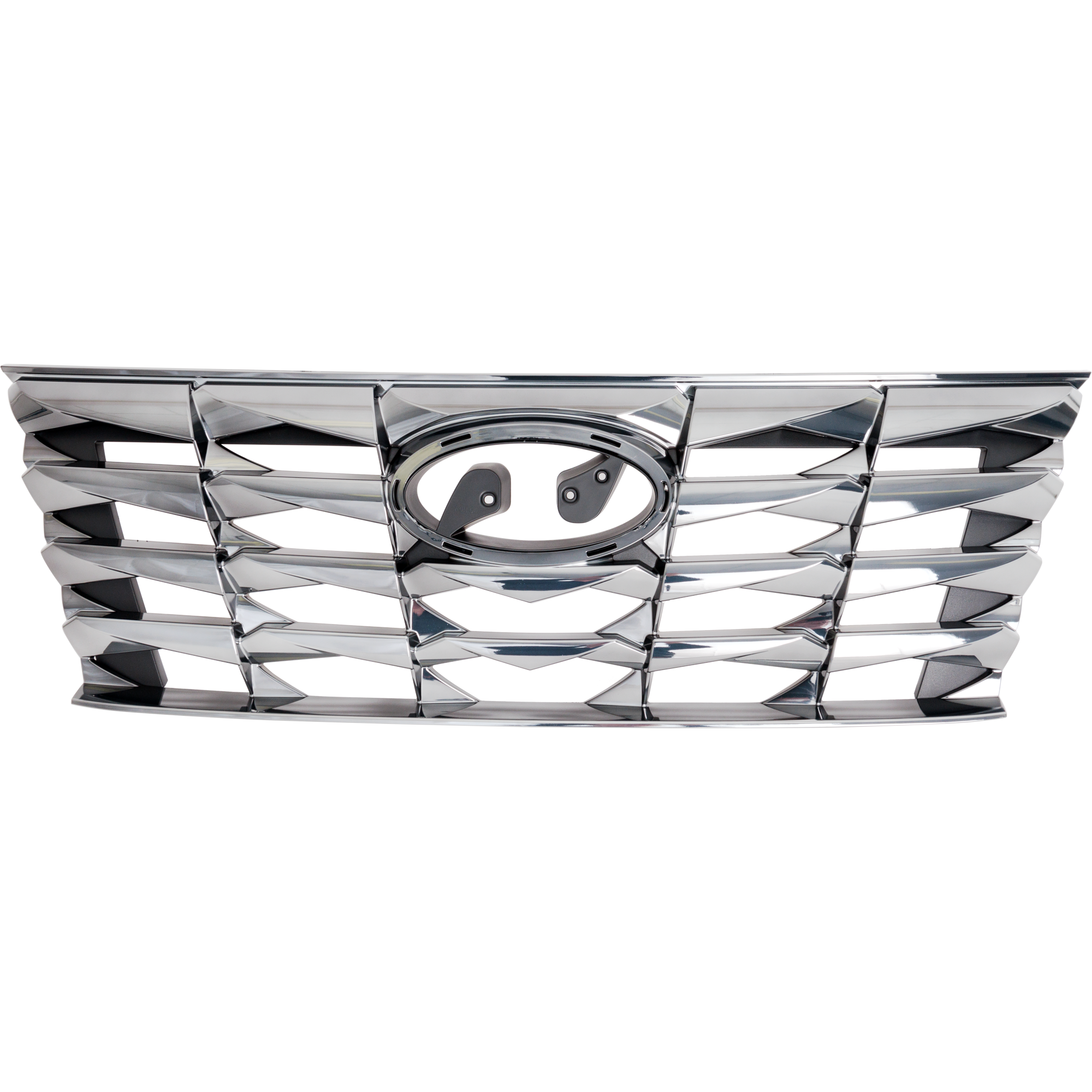 AM TUCSON 22-24 GRILLE Chrome Hybrid Luxury SEL Preffered Models SKU RH07010083 Partslink HY1200249 OEM 86350N9100