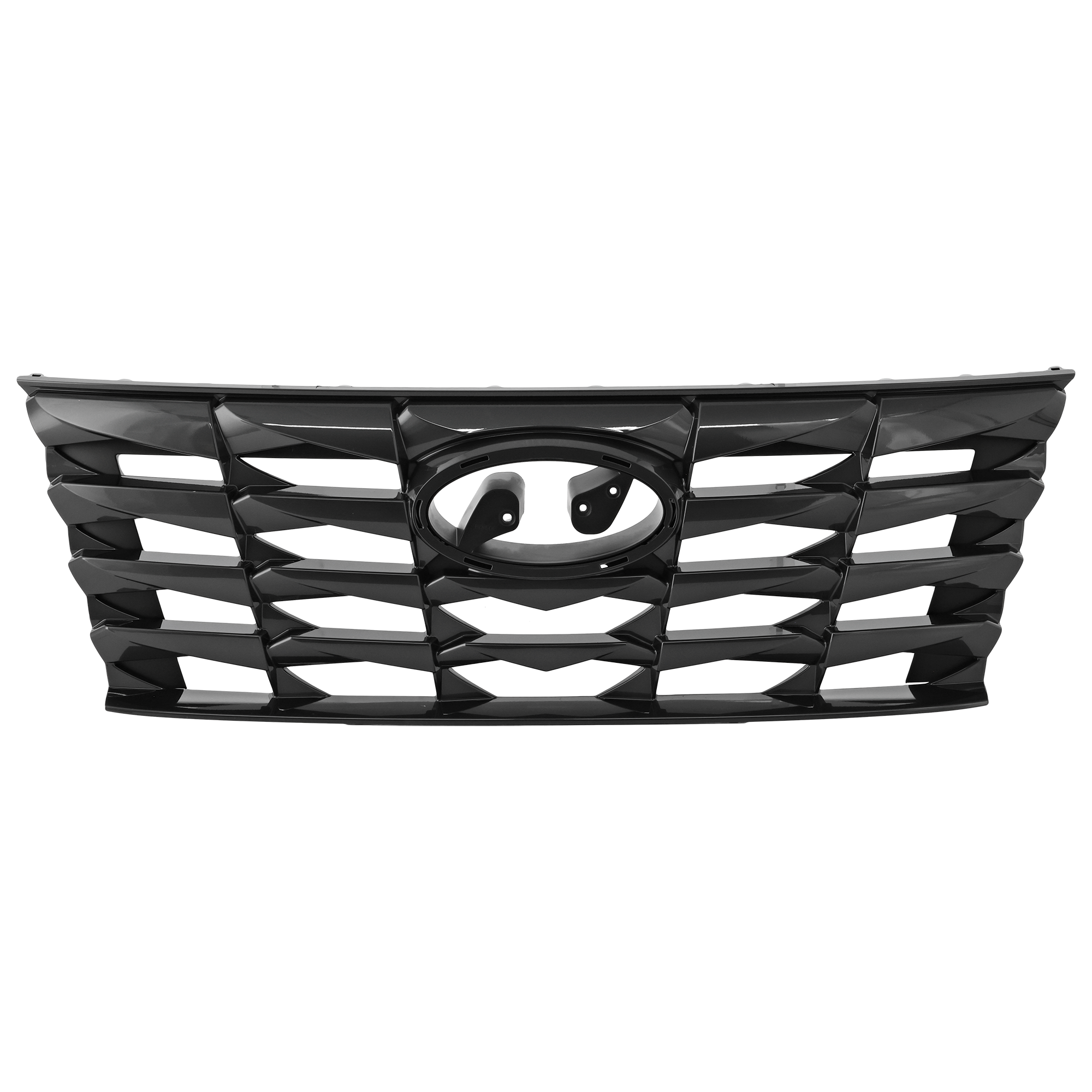 AM TUCSON 22-24 GRILLE Painted Dark Gray Shell and Insert Hybrid Blue SEL SEL Convinience SEL Preffered SE Essential Models SKU RH07010084 Partslink HY1200248 OEM 86350N9000