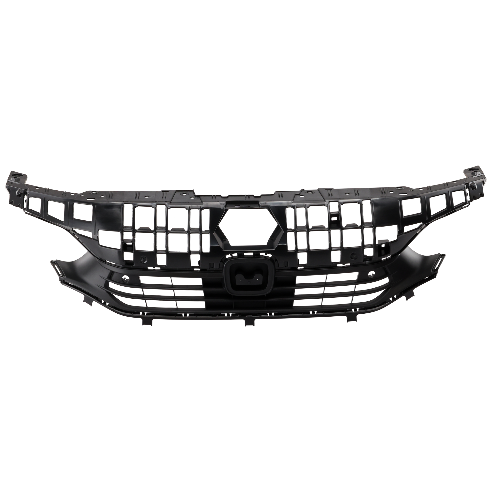 AM CIVIC 22-24 GRILLE Textured Black Shell and Insert Touring Model CAPA SKU RH07010099Q Partslink HO1200254C OEM 71200T20A61