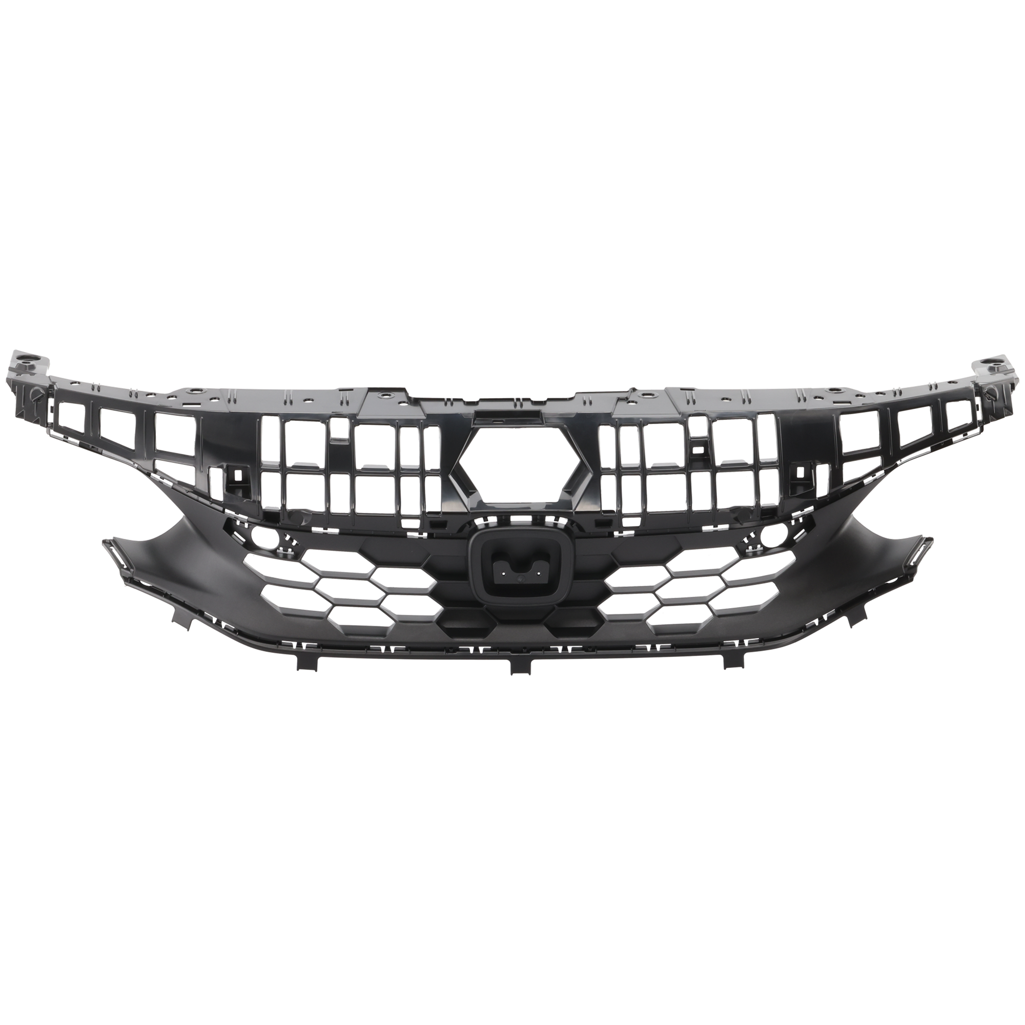 AM CIVIC 22-24 GRILLE Textured Black Shell and Insert Sport Touring Model CAPA SKU RH07010100Q Partslink HO1200256C OEM 71200T43A51