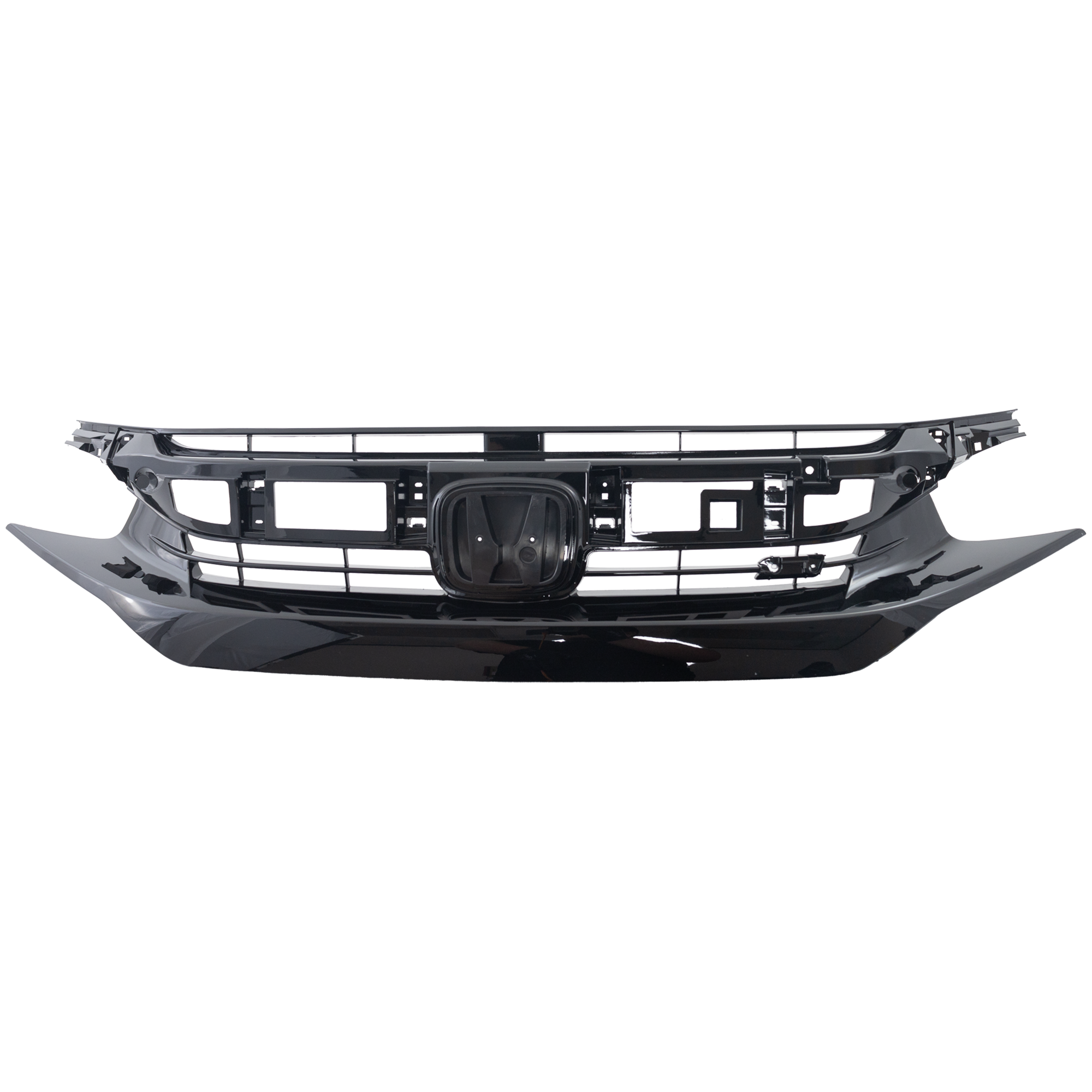 AM CIVIC 17-20 GRILLE Textured Black Shell and Insert SI Model Coupe Sedan SKU RH07010101 Partslink HO1200243 OEM 71121TBFA01
