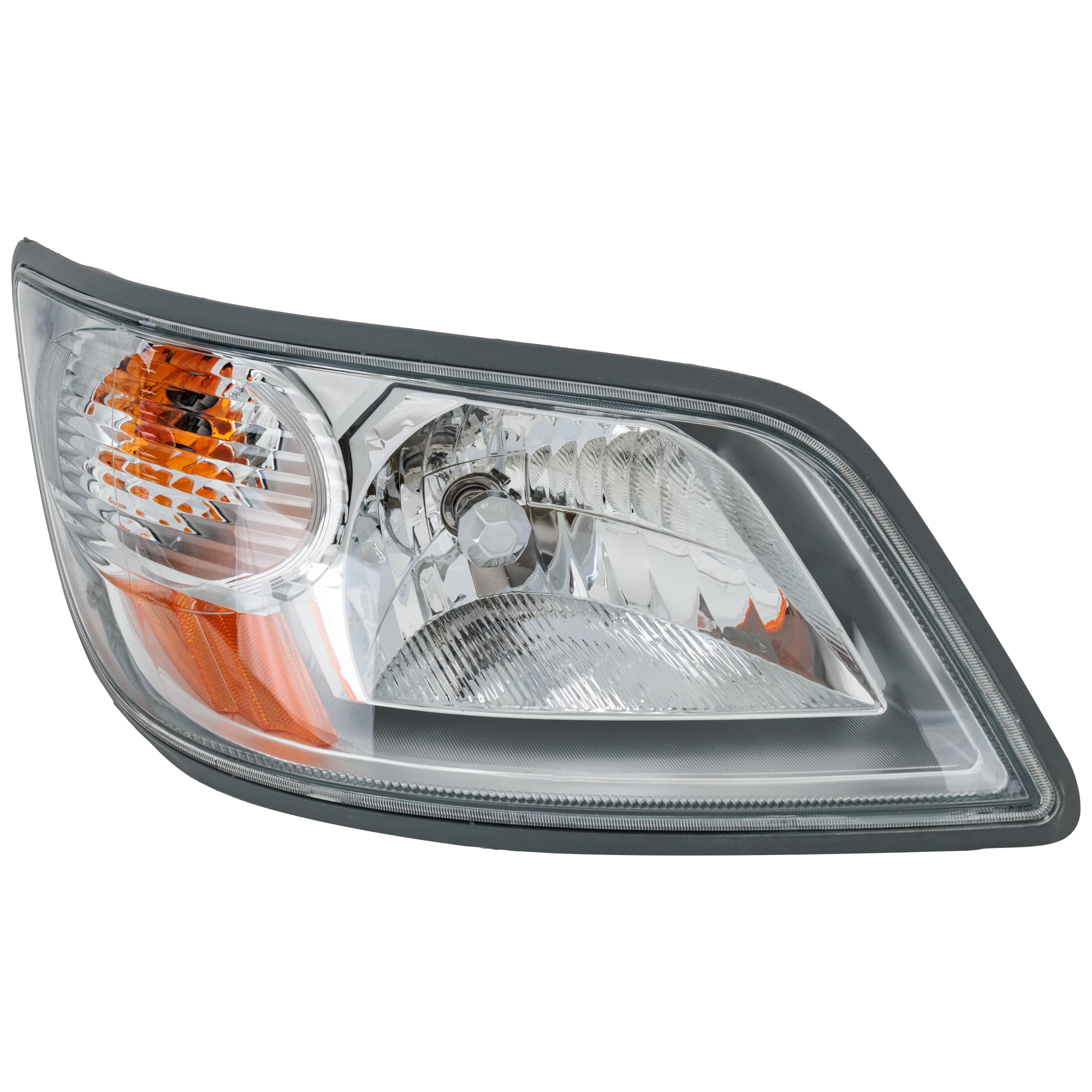 AM HINO 145-238-338-06-19 HEAD LAMP RH Assembly Halogen Gray Interior 12V SKU RH10010003 HDA OEM 81110E0530 PFM