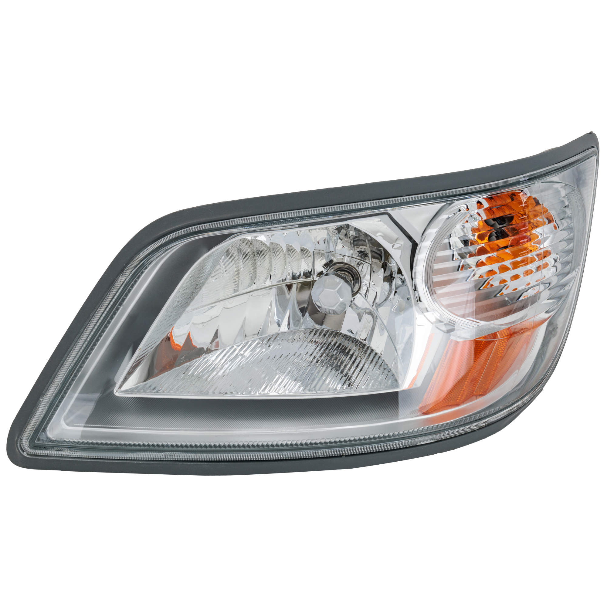 AM HINO 145-238-338-06-19 HEAD LAMP RH Assembly Halogen Gray Interior 12V SKU RH10010004 HDA OEM 81150E0530 PFM