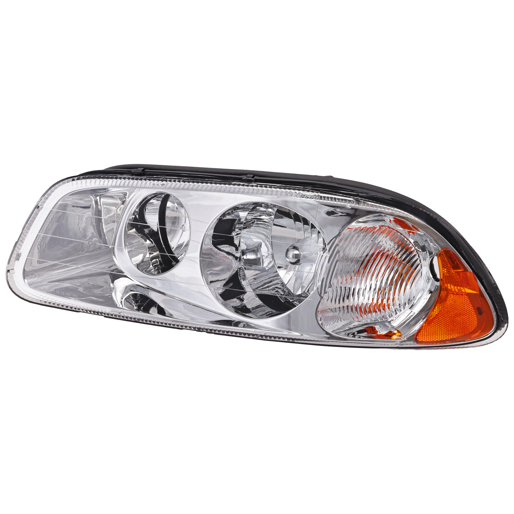 AM MACK CX 98-05 CT 05-07 HEAD LAMP LH Assembly Halogen Chrome Interior SKU RH10010006 HDA OEM 2M0526AM PFM 21836340 PFM PQN0