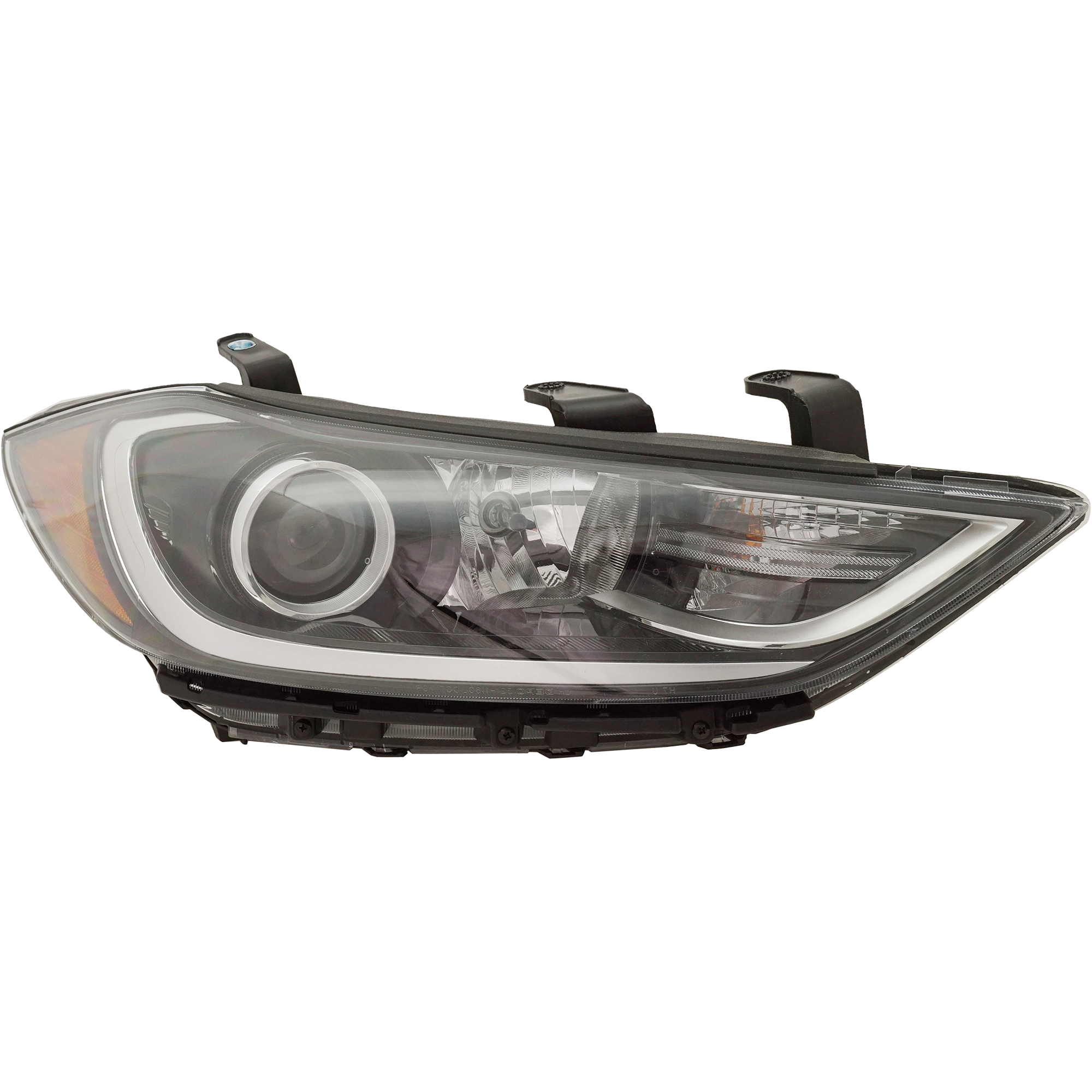 AM ELANTRA 17-18 HEAD LAMP RH Assembly HID Xenon w HID Kit 2.0L Eng SKU RH10010033 Partslink HY2503207 OEM 92102F2300